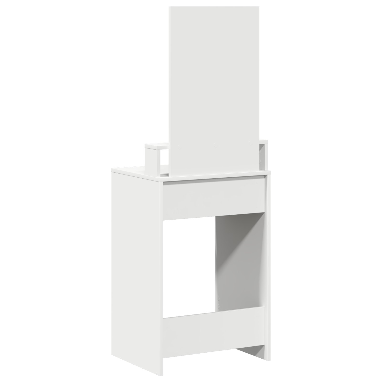 White Dressing Table with Drawers - 50x41x140 cm - Image 7