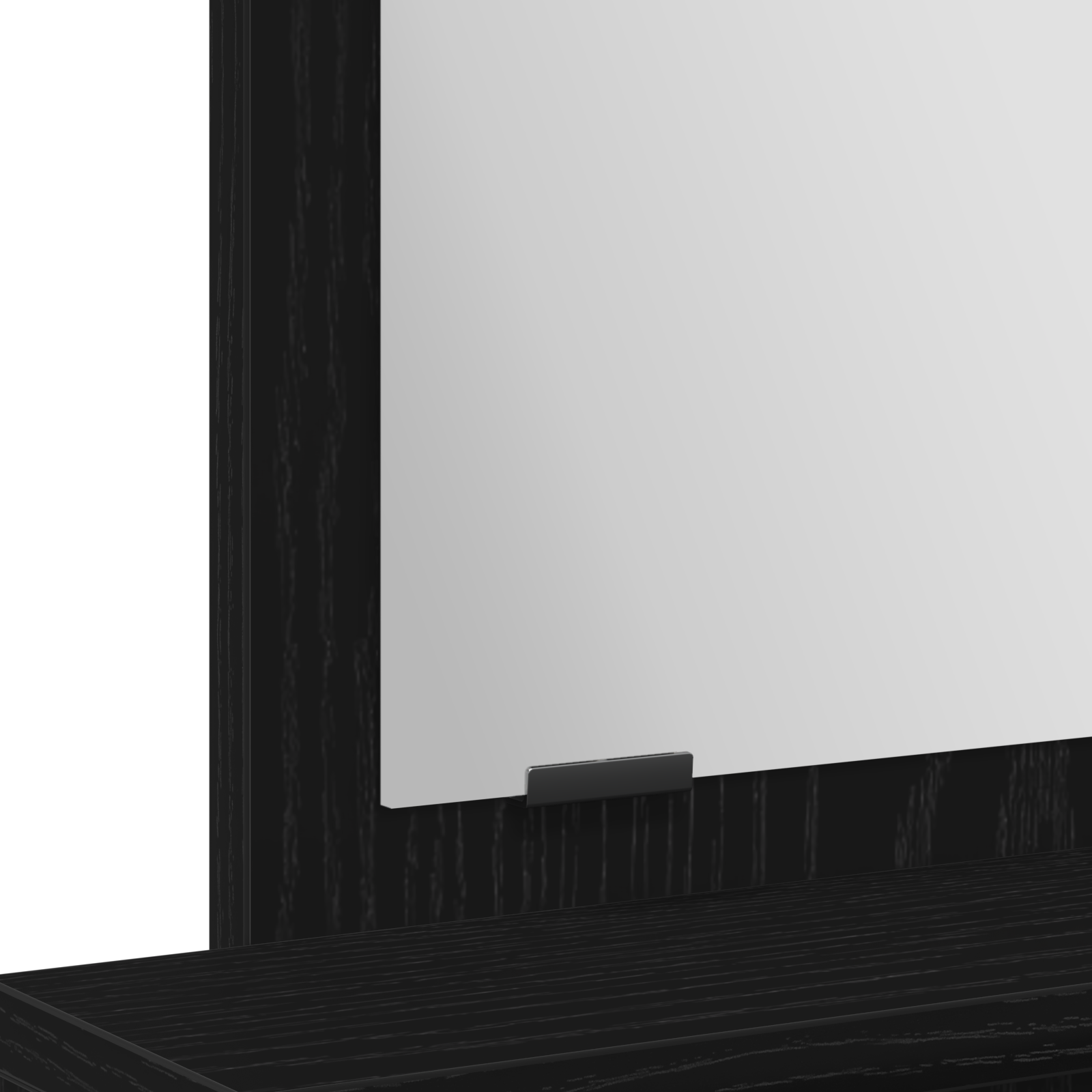 Dressing Table with Drawers - Black Oak - 50x41x140 cm - Image 9