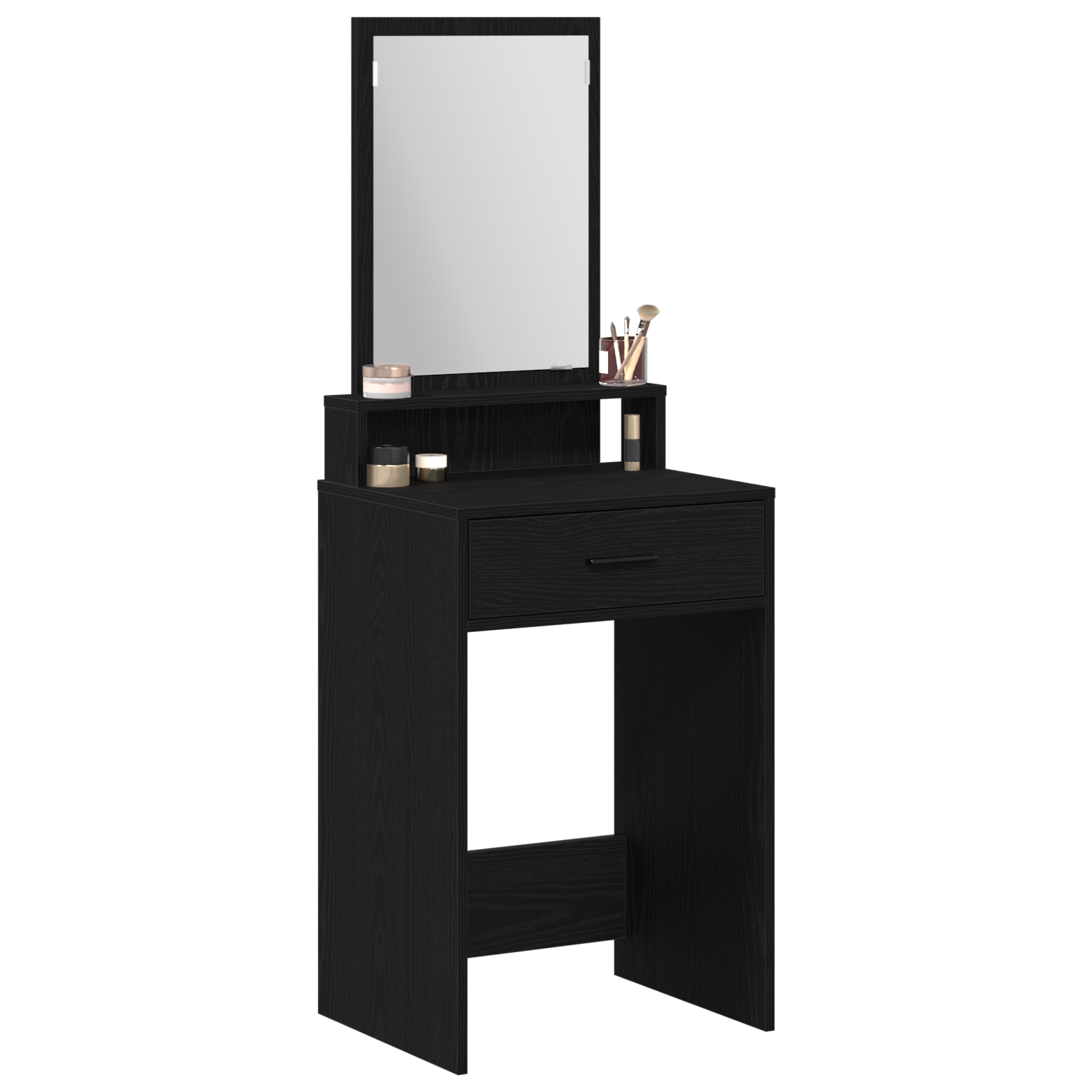 Dressing Table with Drawers - Black Oak - 50x41x140 cm - Image 3