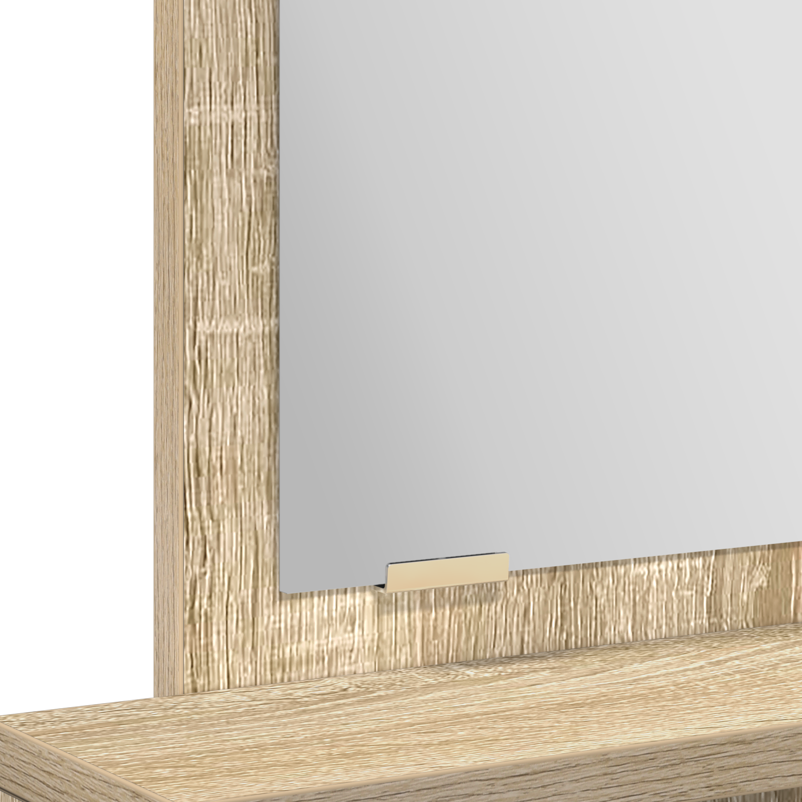 Dressing Table with Drawers - Sonoma Oak, 50x41x140 cm - Image 9