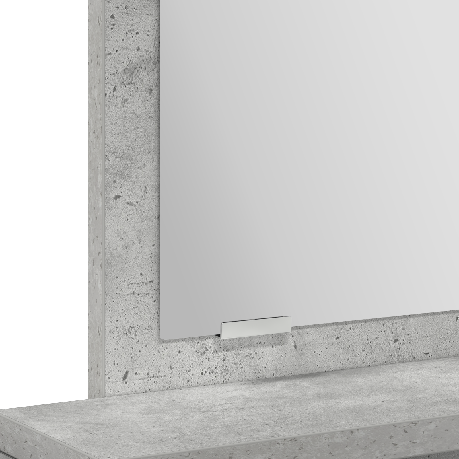 Dressing Table with Drawers, Concrete Grey, 50x41x140 cm - Image 9
