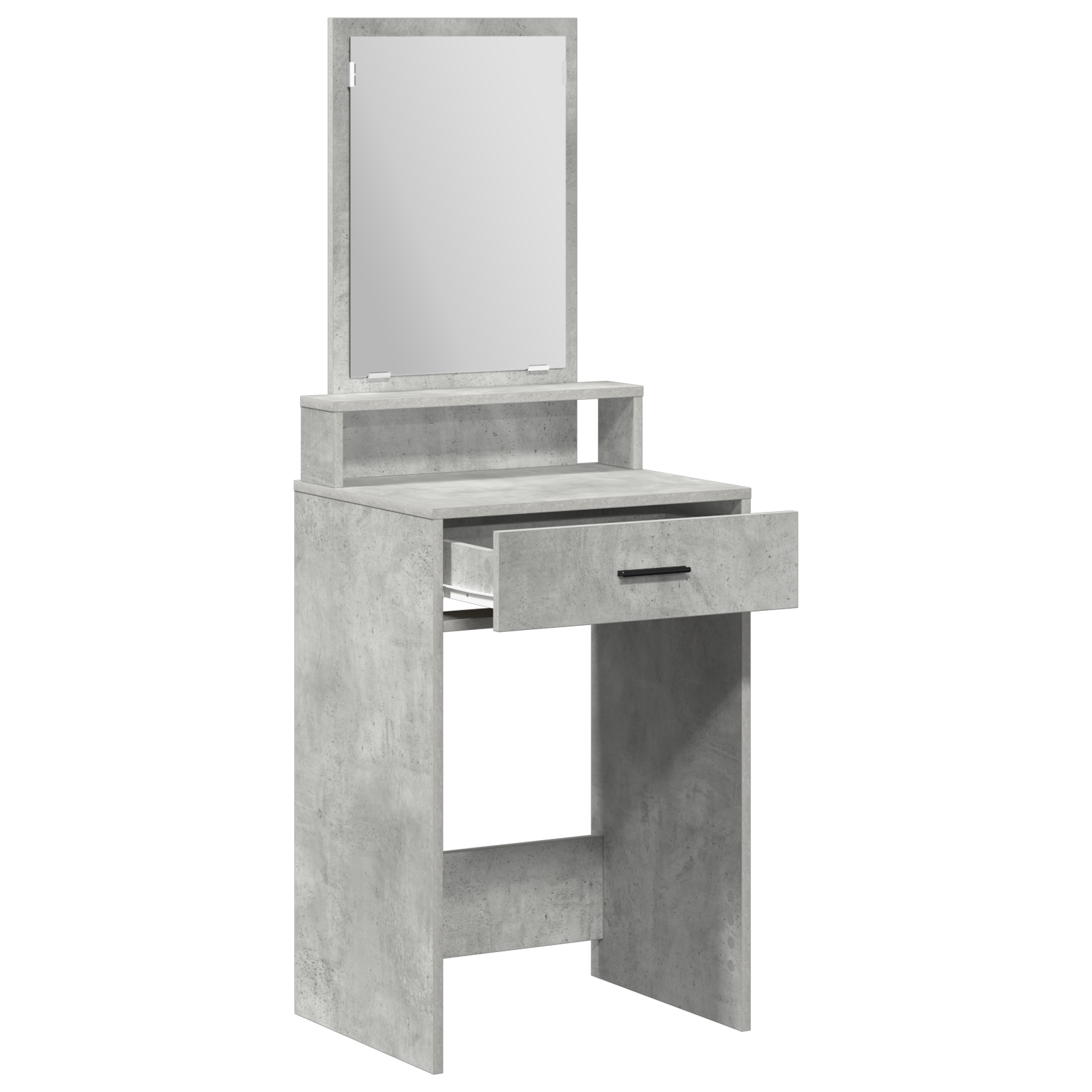 Dressing Table with Drawers, Concrete Grey, 50x41x140 cm - Image 4