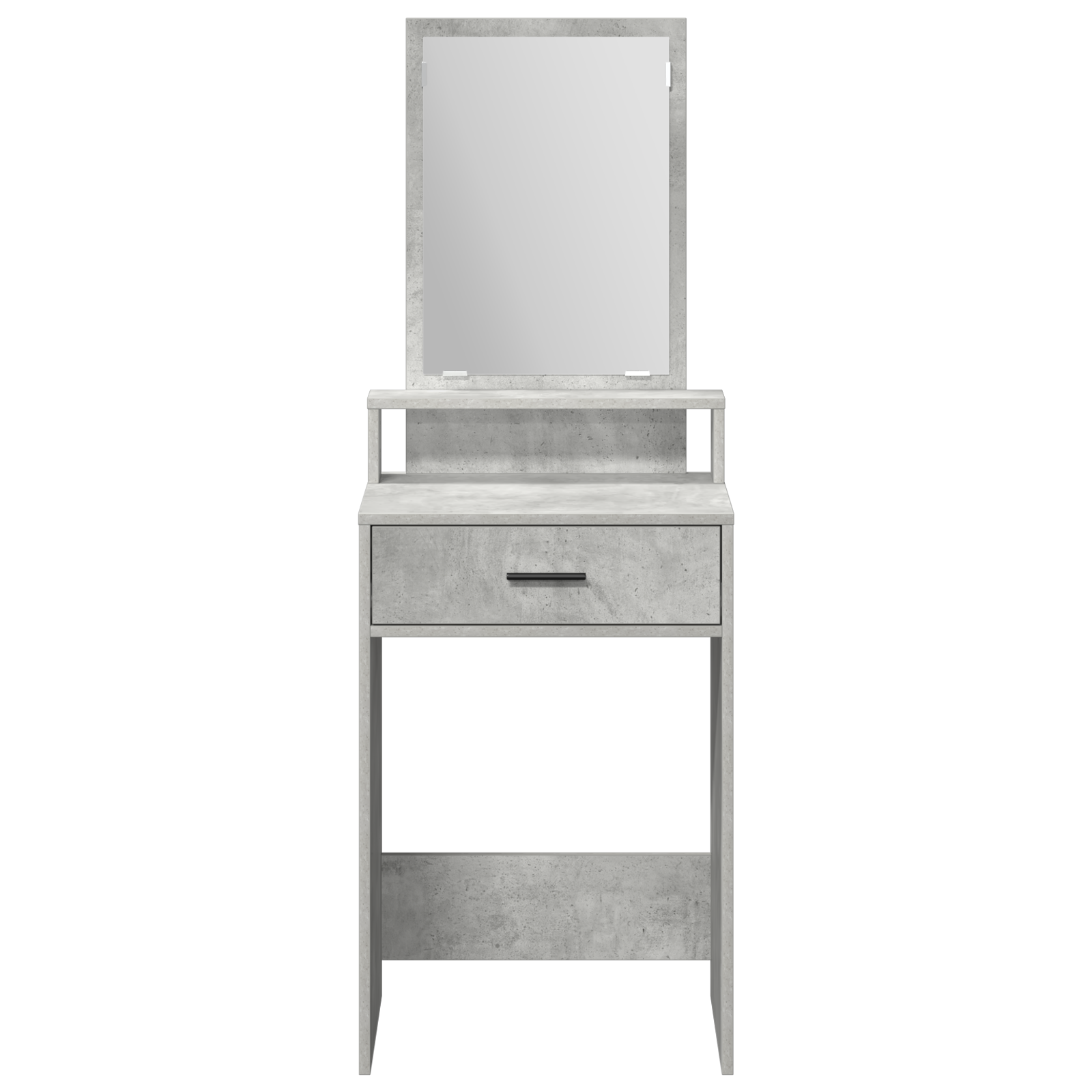 Dressing Table with Drawers, Concrete Grey, 50x41x140 cm - Image 5