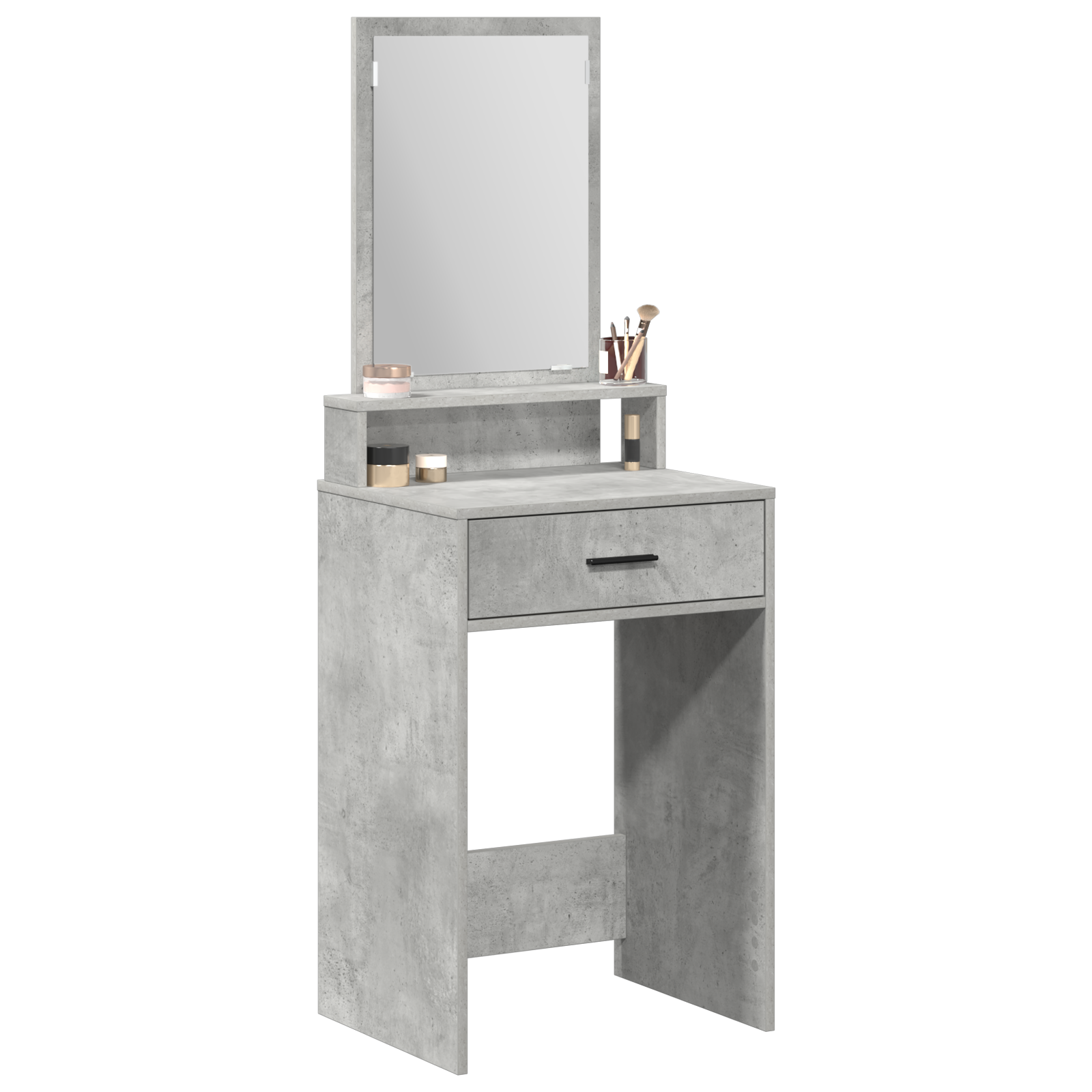 Dressing Table with Drawers, Concrete Grey, 50x41x140 cm - Image 3