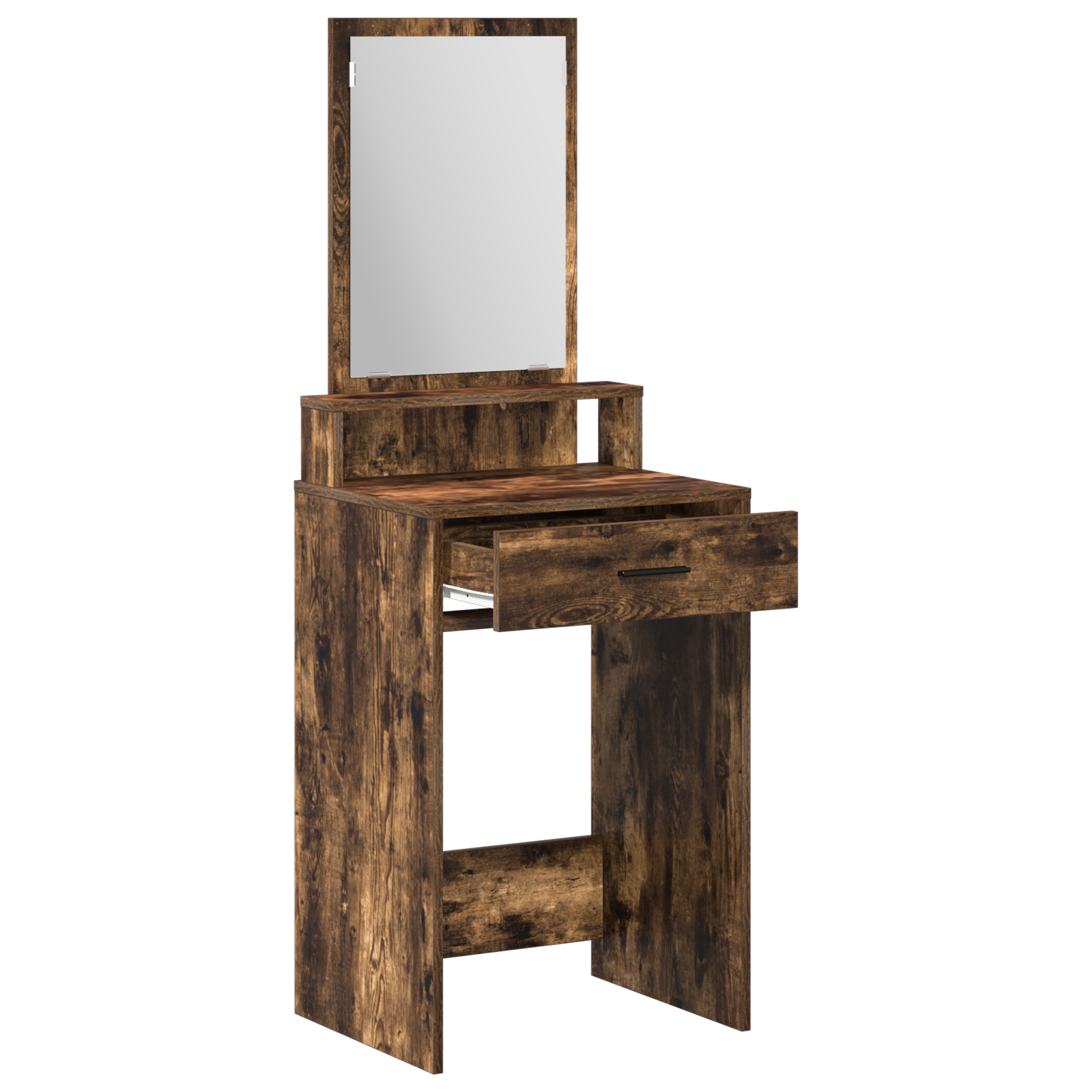 Dressing Table with Drawers - Smoked Oak, 50x41x140 cm - Image 4