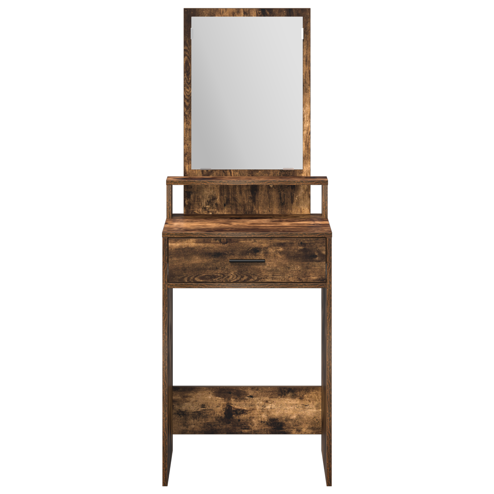 Dressing Table with Drawers - Smoked Oak, 50x41x140 cm - Image 5