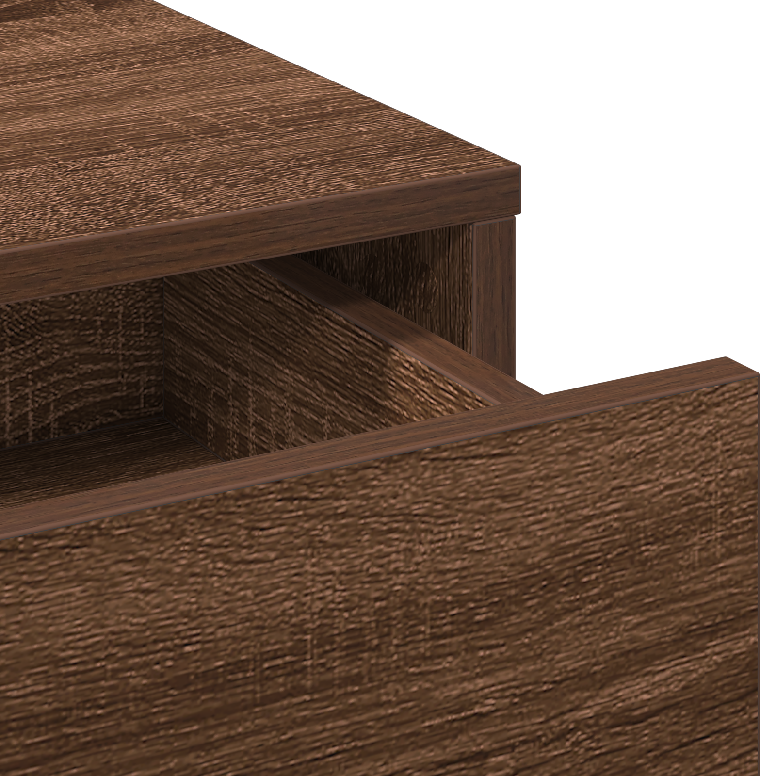 Makeup Table with Drawers in Brown Oak 50x41x140 cm - Image 8