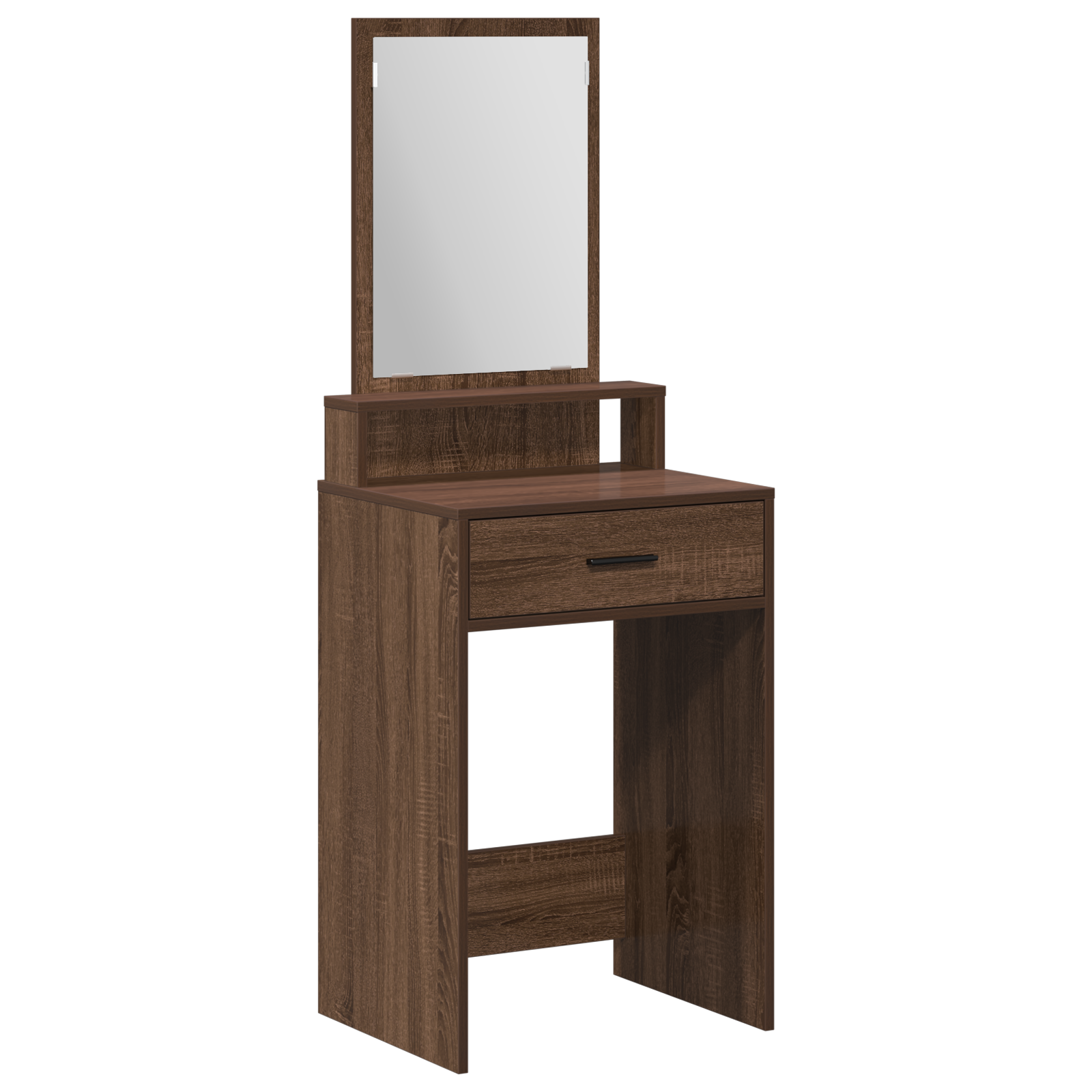 Makeup Table with Drawers in Brown Oak 50x41x140 cm - Image 2