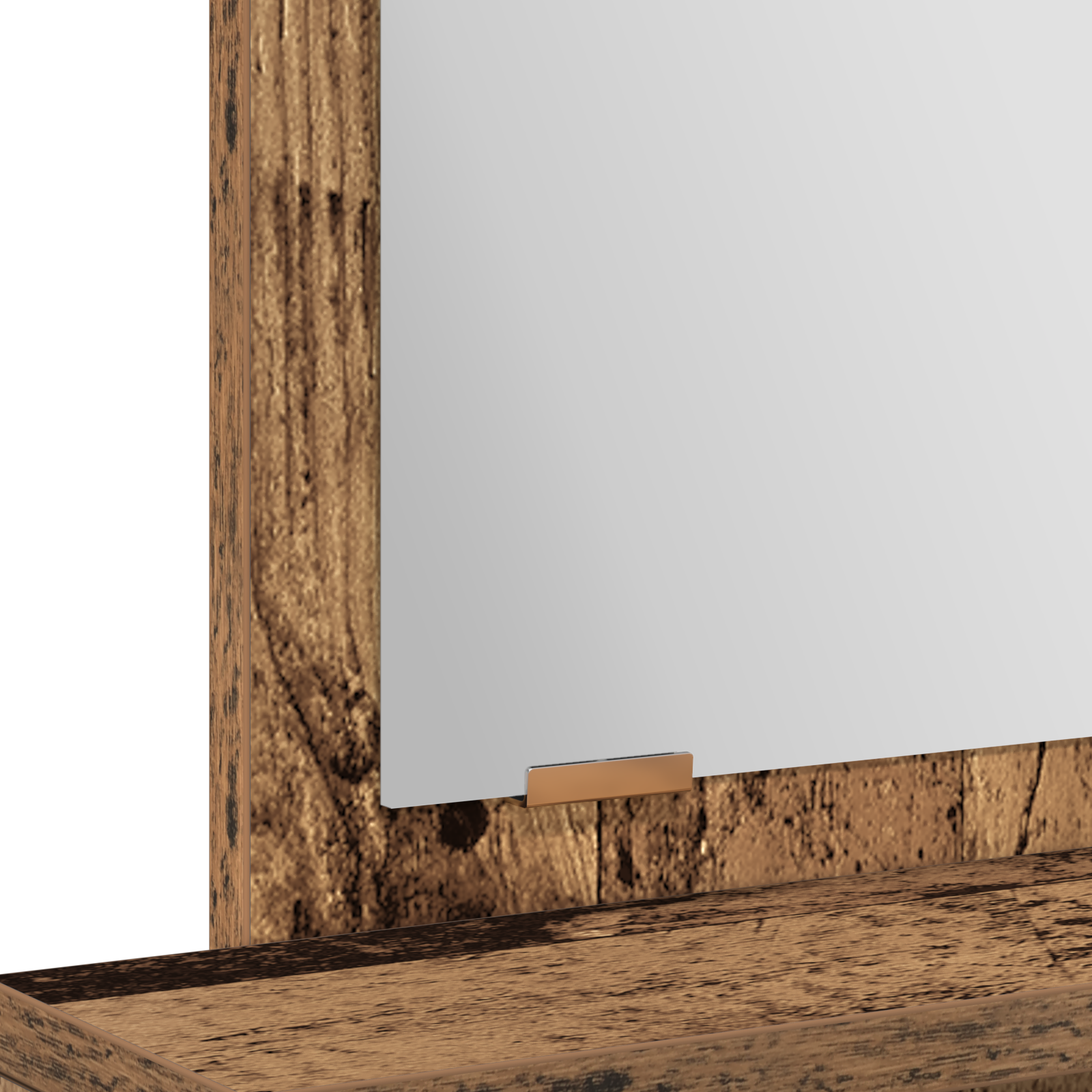 Dressing Table with Drawers - Old Wood 50x41x140 cm - Image 9