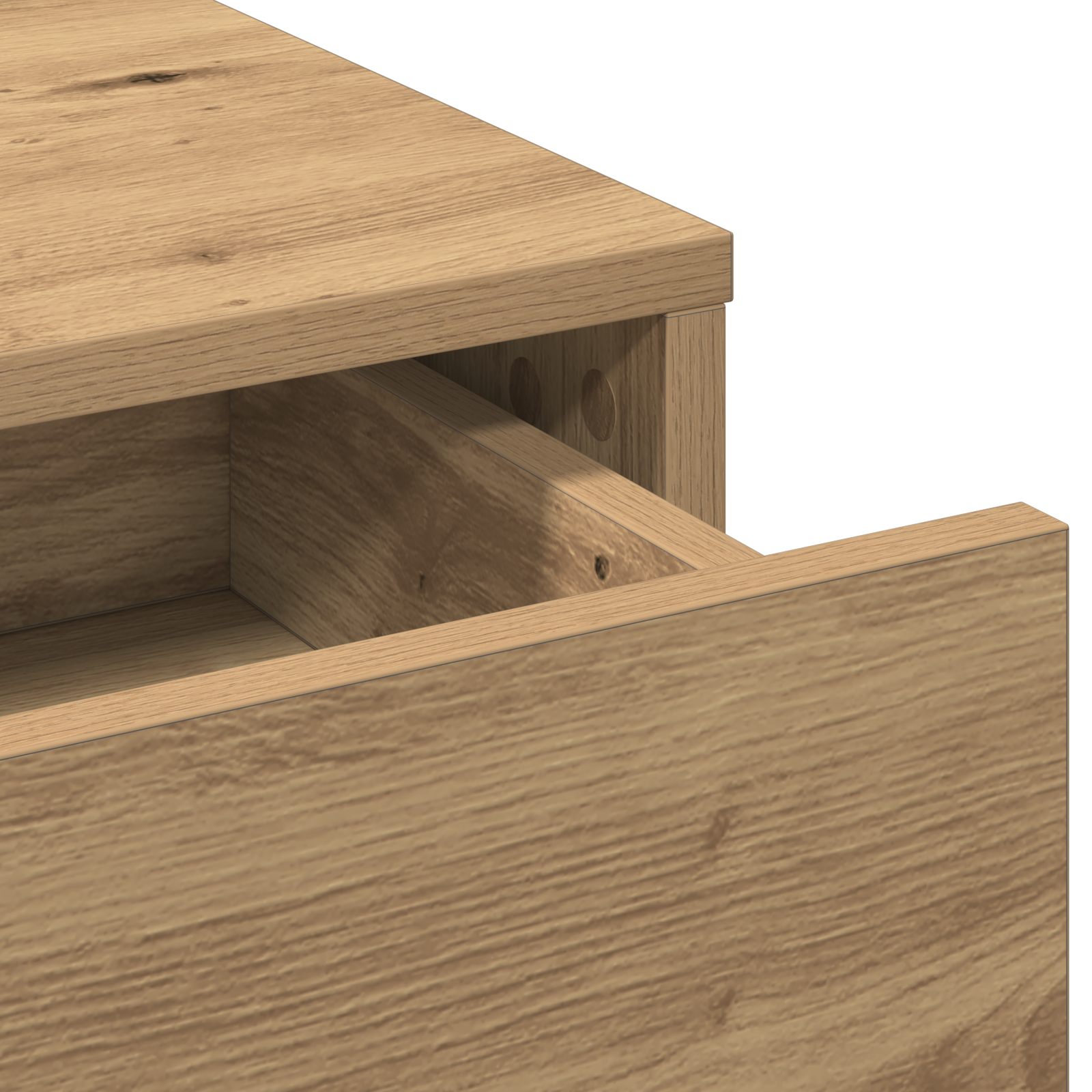 Dressing Table with Drawers Artisan Oak 50x41x140 cm - Image 8