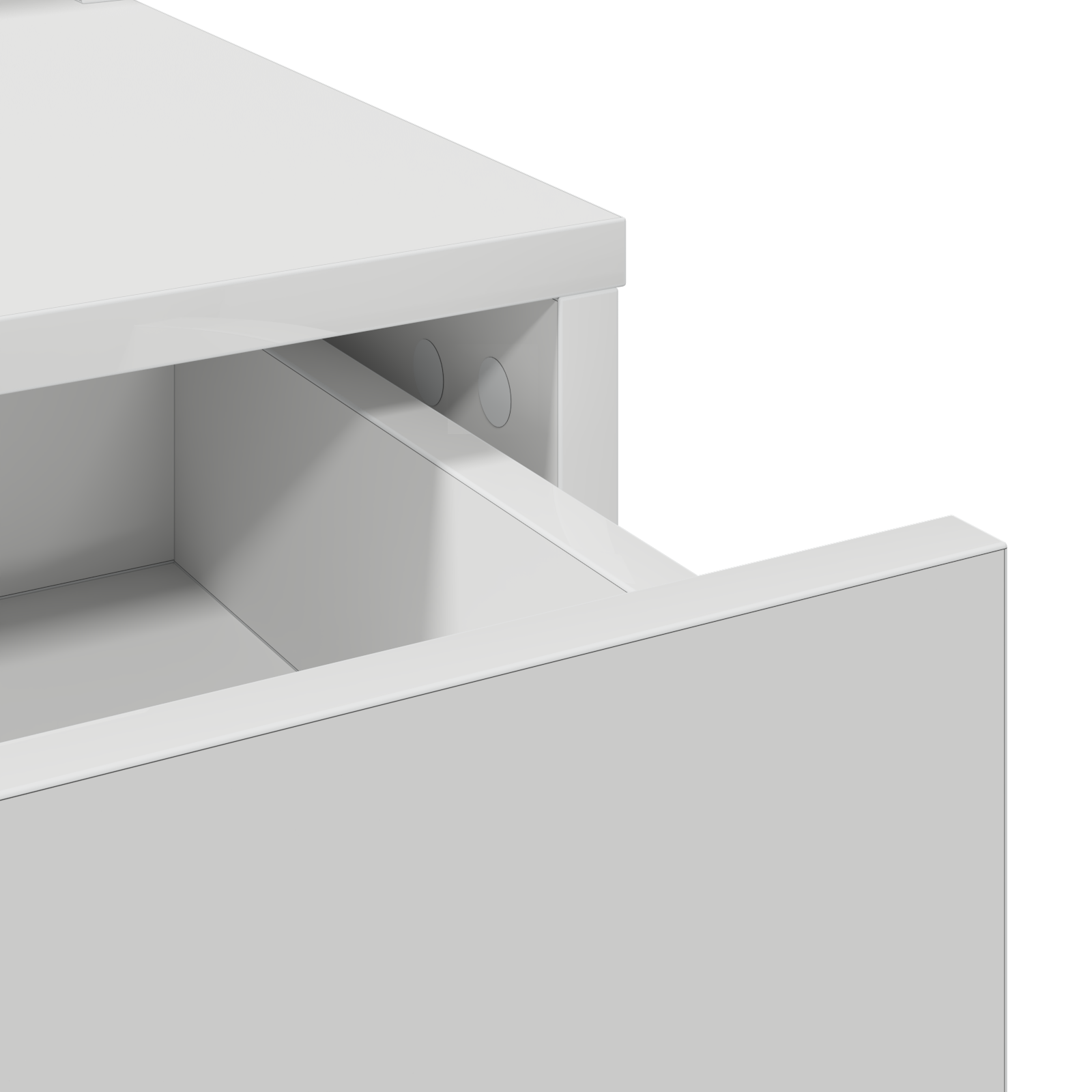 Dressing Table with Drawers White 79x41x140 cm - Image 9