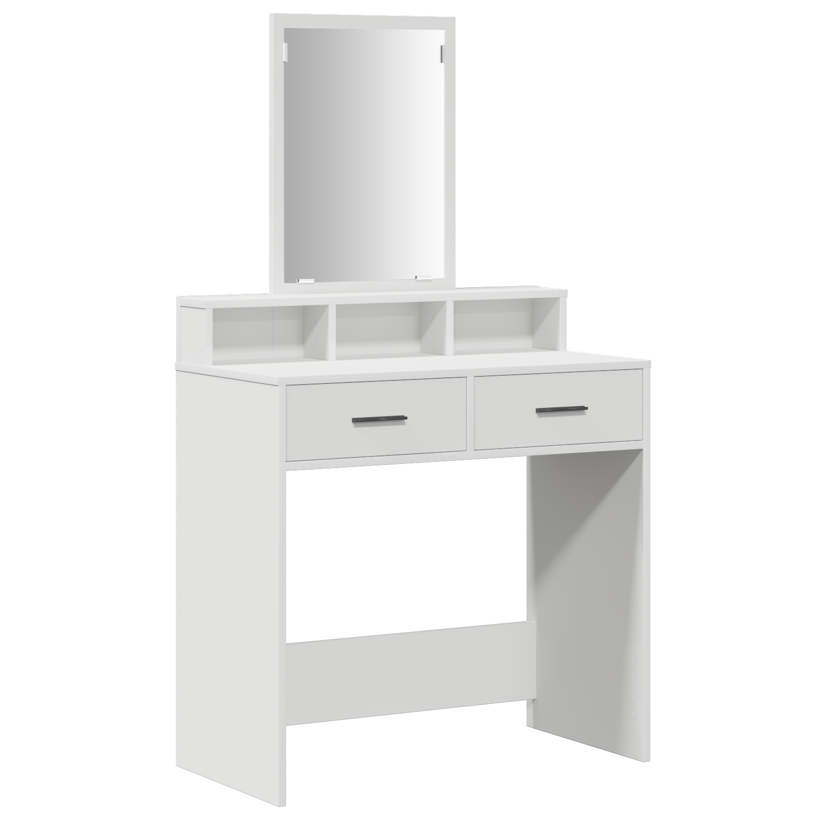 Dressing Table with Drawers White 79x41x140 cm - Image 2