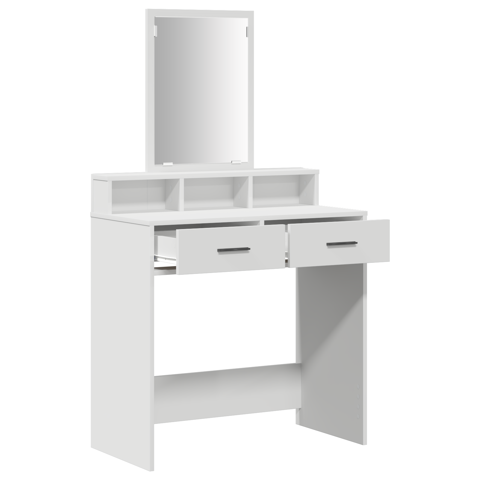 Dressing Table with Drawers White 79x41x140 cm - Image 5