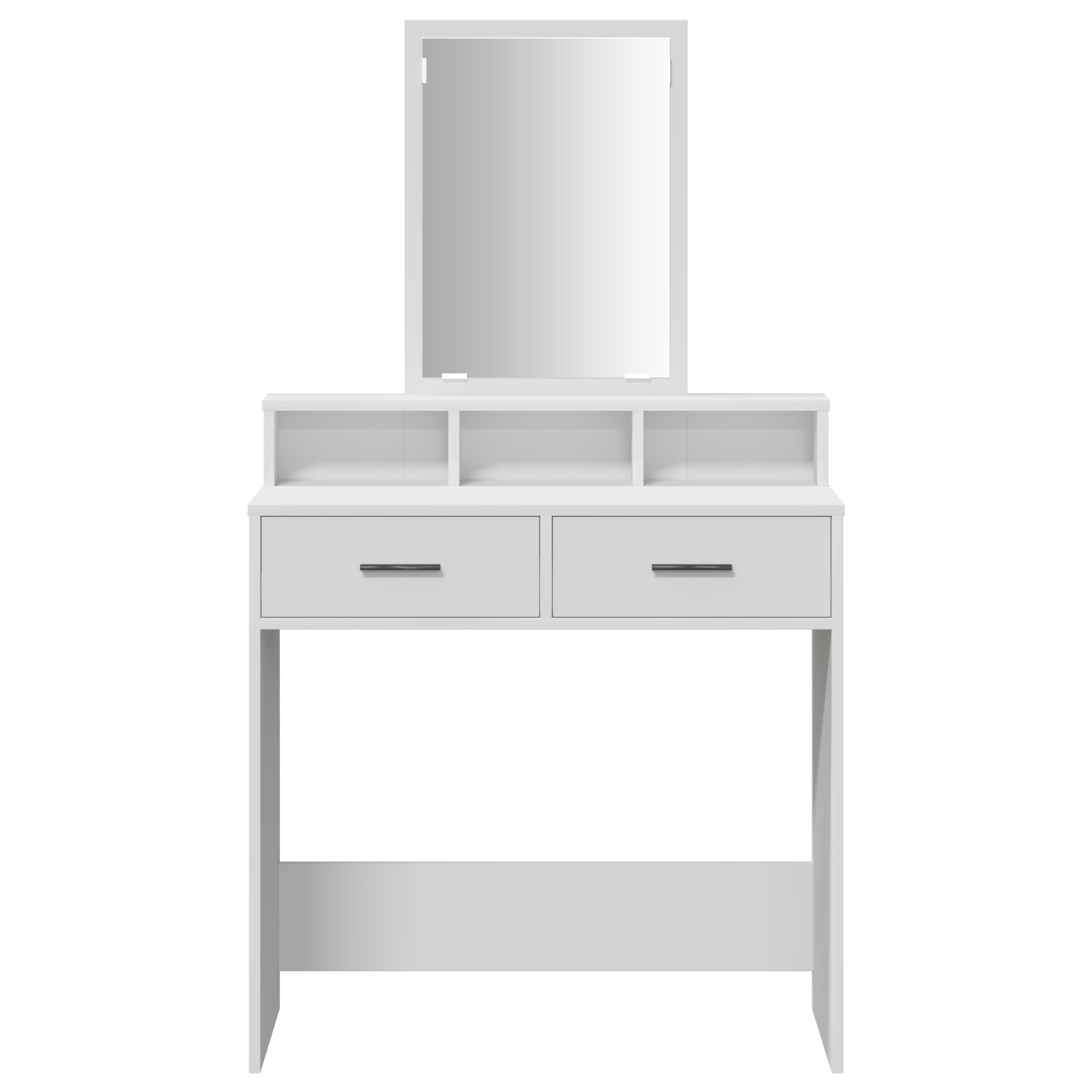 Dressing Table with Drawers White 79x41x140 cm - Image 6