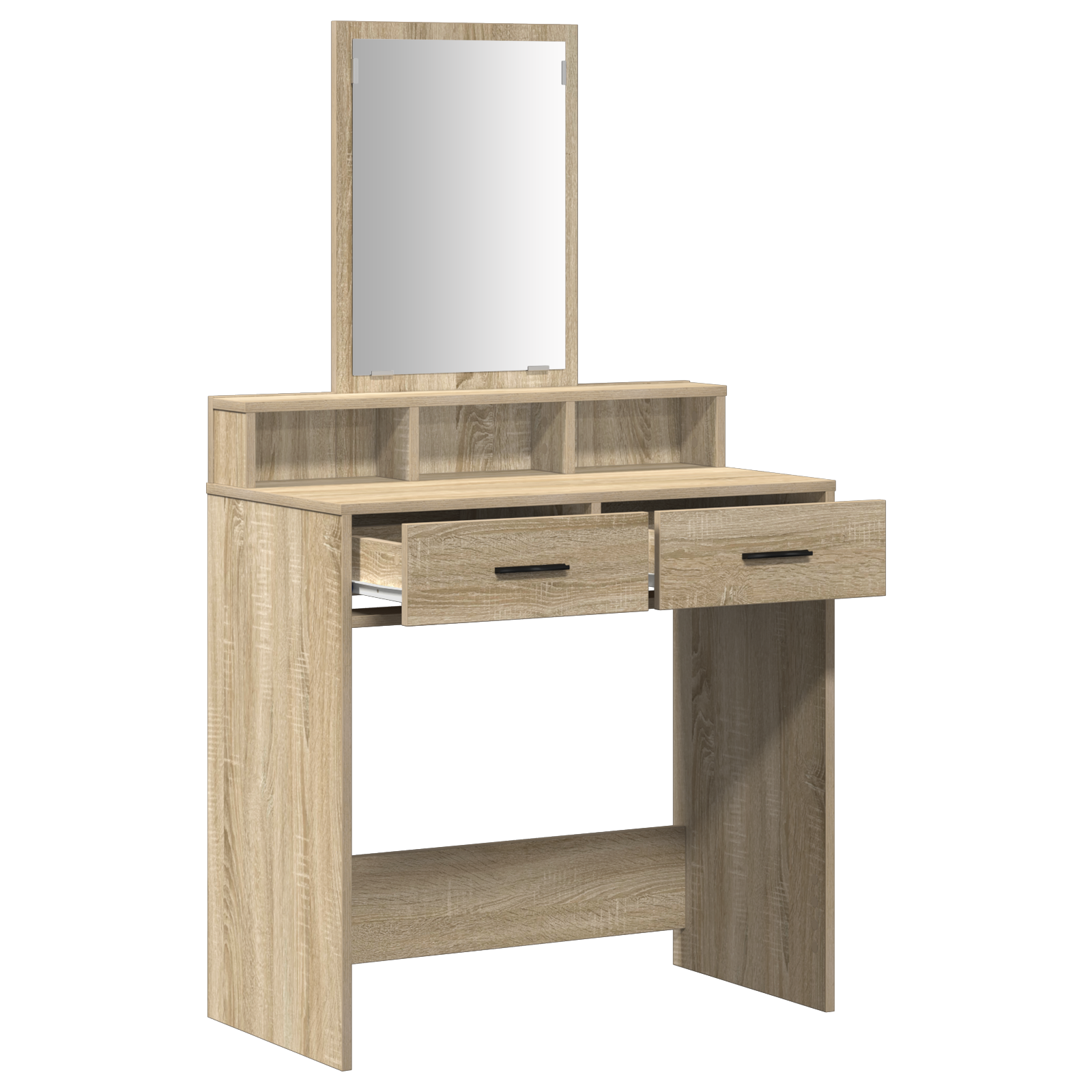 Dressing Table with Drawers in Sonoma Oak - 79x41x140 cm - Image 5