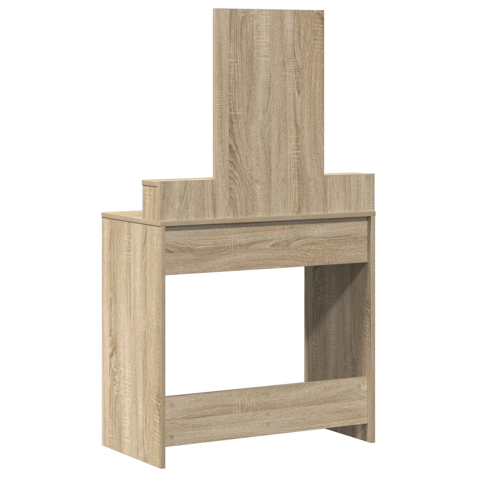 Dressing Table with Drawers in Sonoma Oak - 79x41x140 cm - Image 8