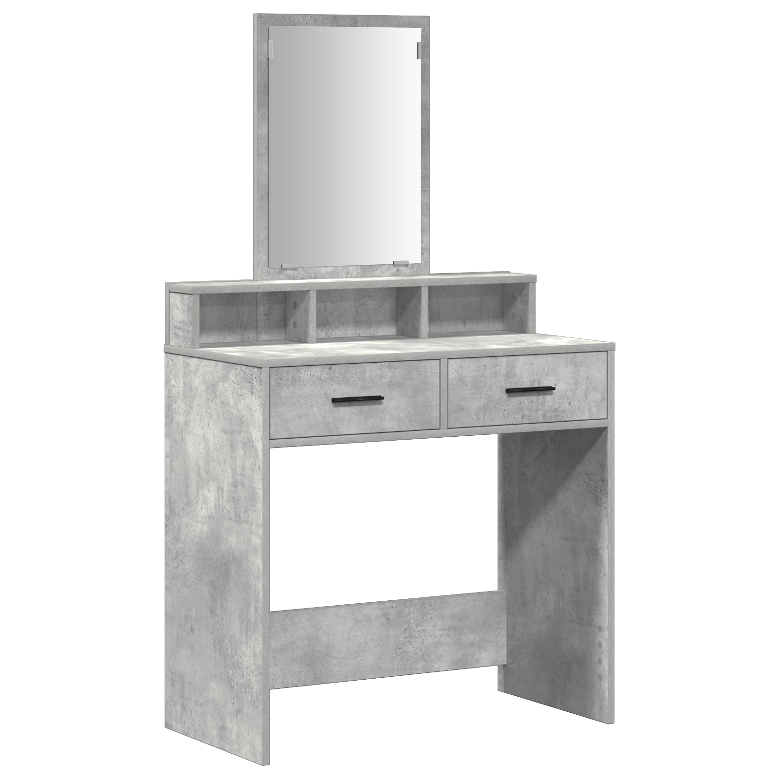 Dressing Table with Drawers Concrete Grey 79x41x140 cm - Image 2