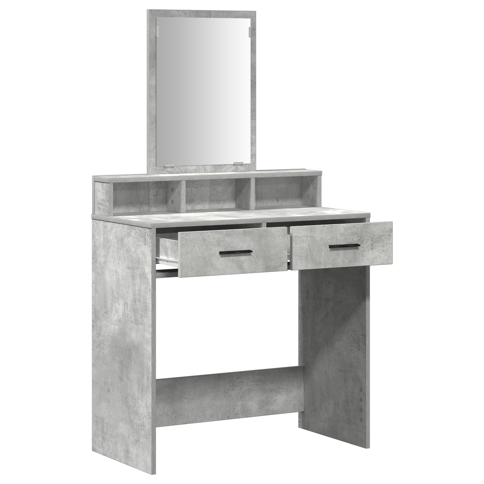 Dressing Table with Drawers Concrete Grey 79x41x140 cm - Image 5