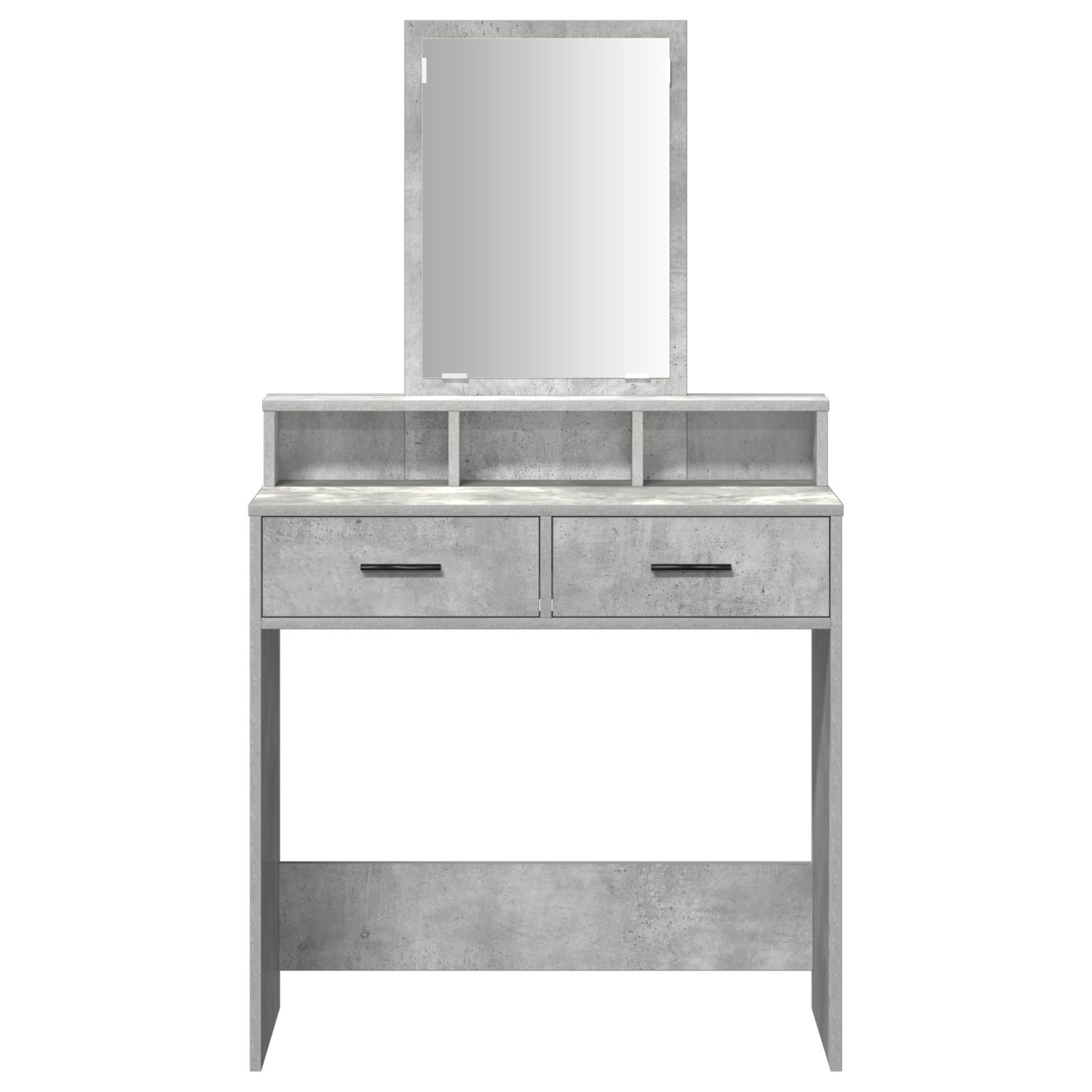 Dressing Table with Drawers Concrete Grey 79x41x140 cm - Image 6