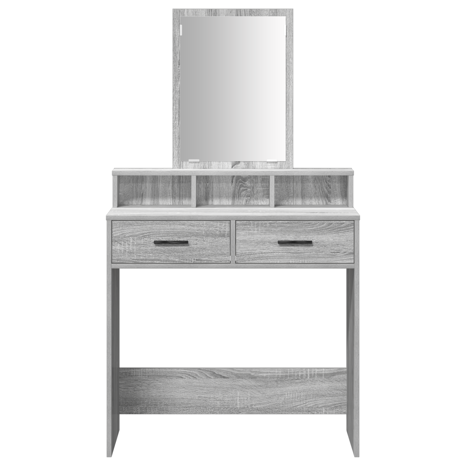 Grey Sonoma Dressing Table with Drawers - 79x41x140 cm - Image 6