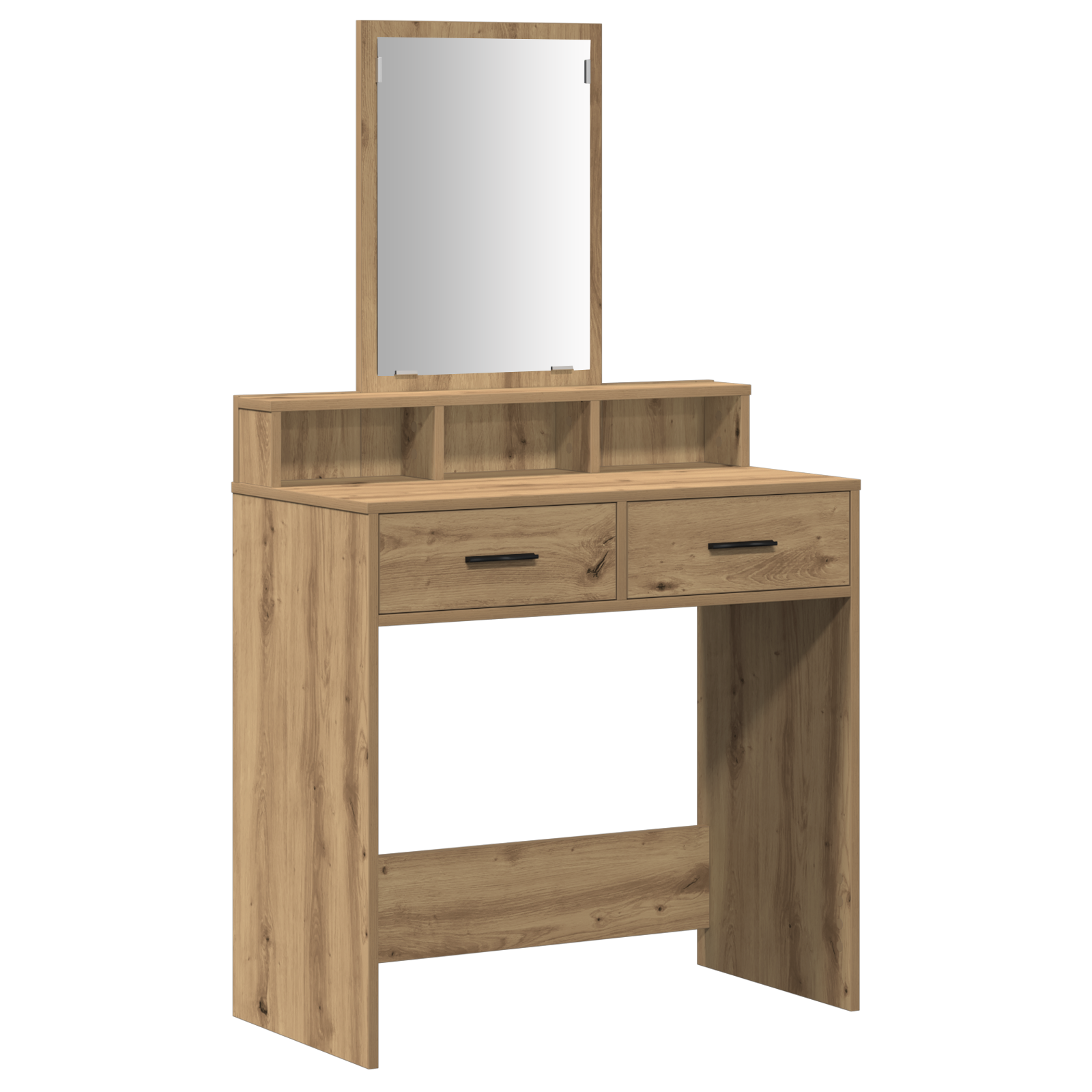 Dressing Table with Drawers - Artisan Oak - 79x41x140 cm - Image 2