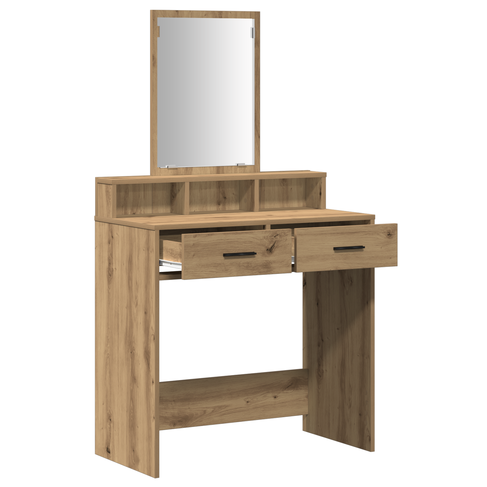 Dressing Table with Drawers - Artisan Oak - 79x41x140 cm - Image 5