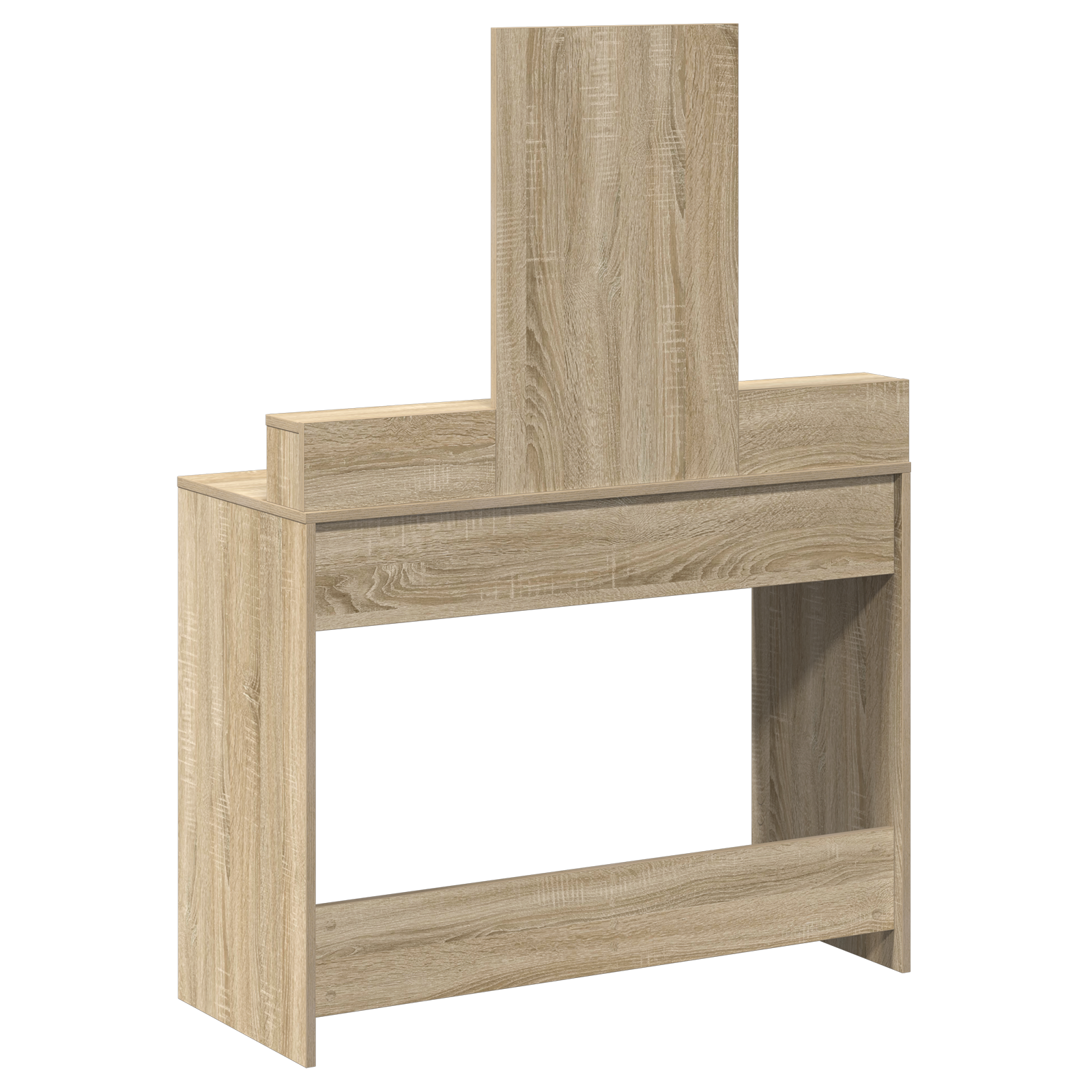 Dressing Table with Drawers Sonoma Oak 100x41x140 cm - Image 8