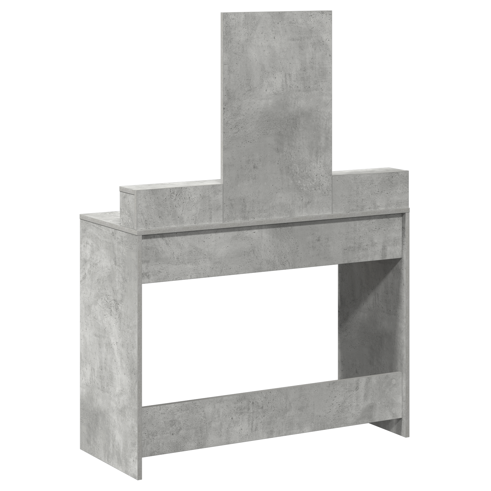 Dressing Table with Drawers - Concrete Grey, 100x41x140 cm - Image 8