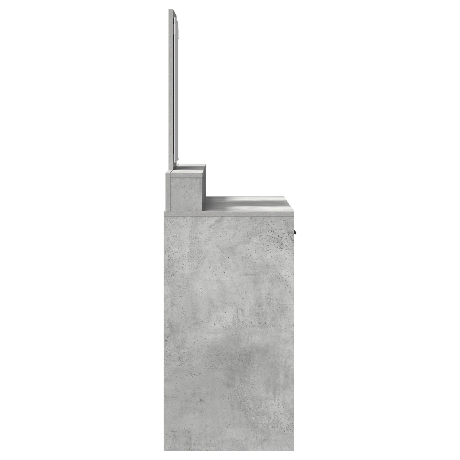 Dressing Table with Drawers - Concrete Grey, 100x41x140 cm - Image 7