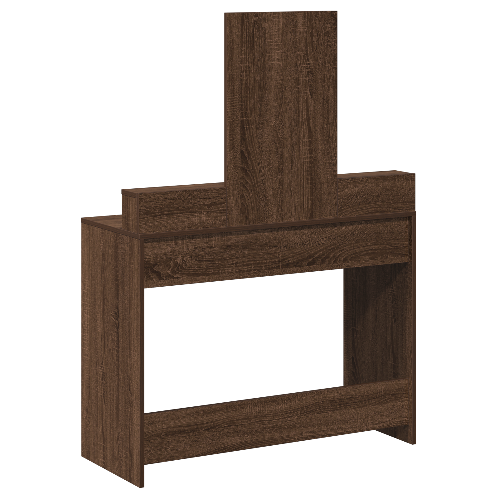 Dressing Table with Drawers Brown Oak 100x41x140 cm - Image 8