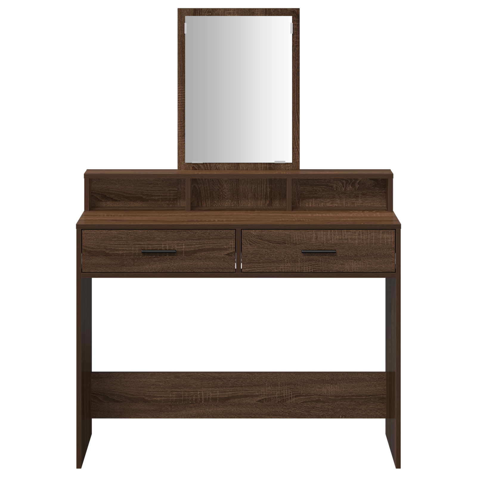 Dressing Table with Drawers Brown Oak 100x41x140 cm - Image 6