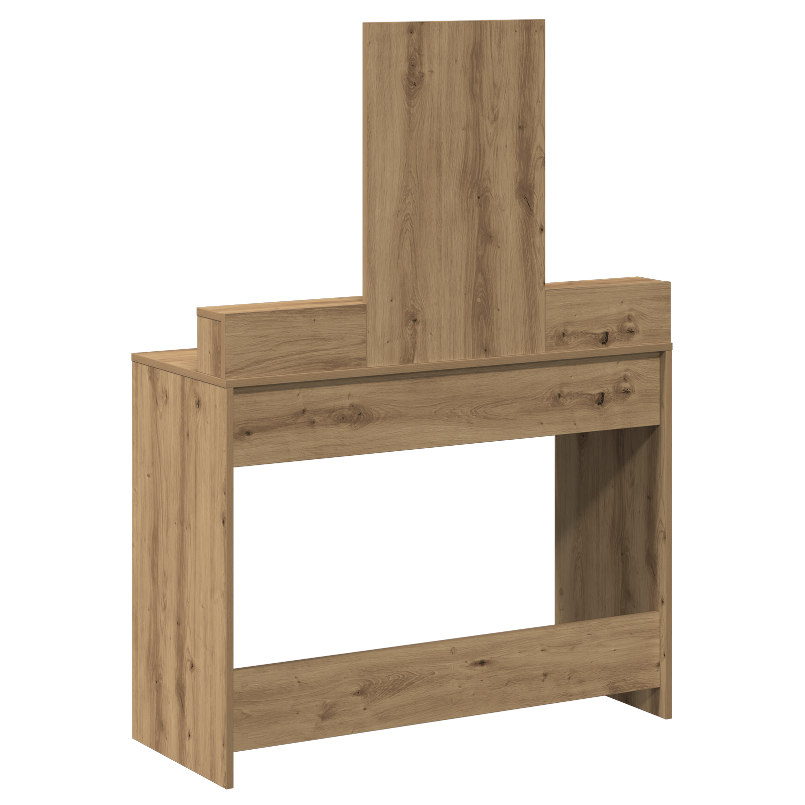 Dressing Table with Drawers - Artisan Oak, 100x41x140 cm - Image 8