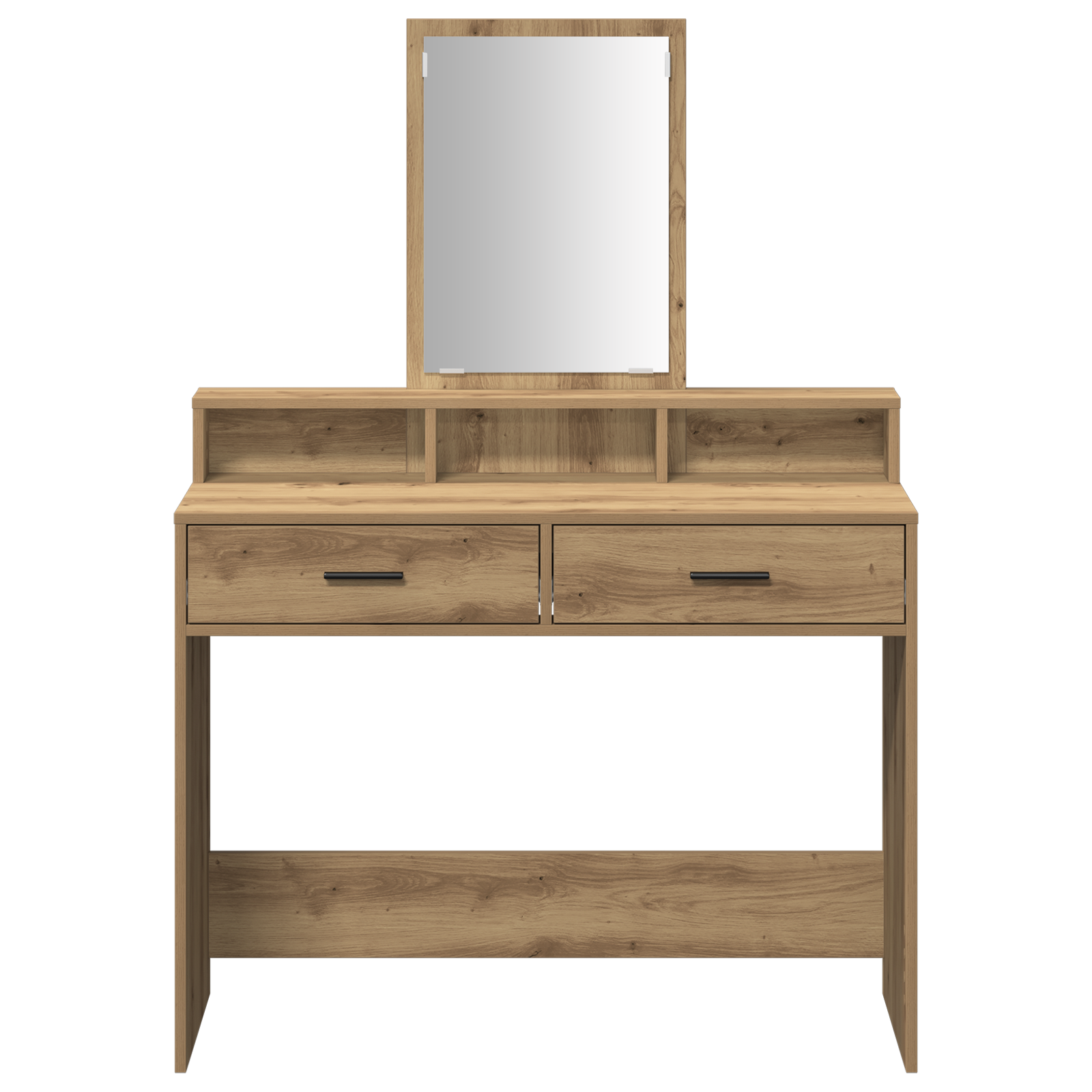 Dressing Table with Drawers - Artisan Oak, 100x41x140 cm - Image 6