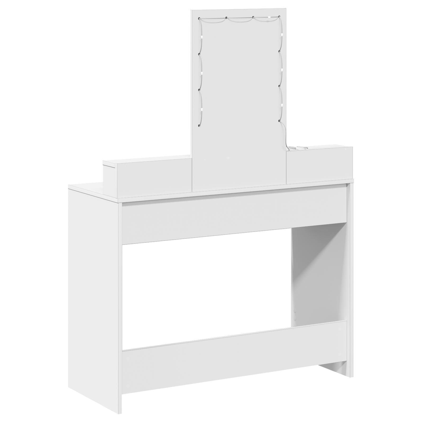 Vanity Table White MDF 100 x 41 x 140 cm Vanity Table - Image 7