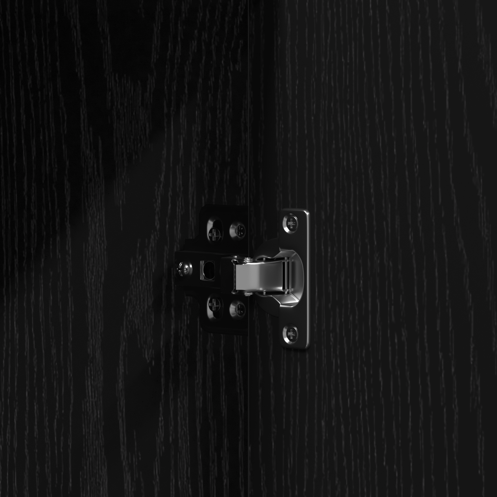 Dressing Table with LED Lights Black Oak 102x33x135 cm - Image 9