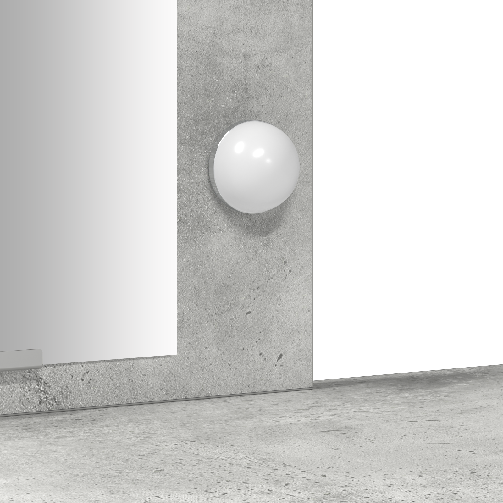 Dressing Table with LED Lights Concrete Grey 102x33x135 cm - Image 8