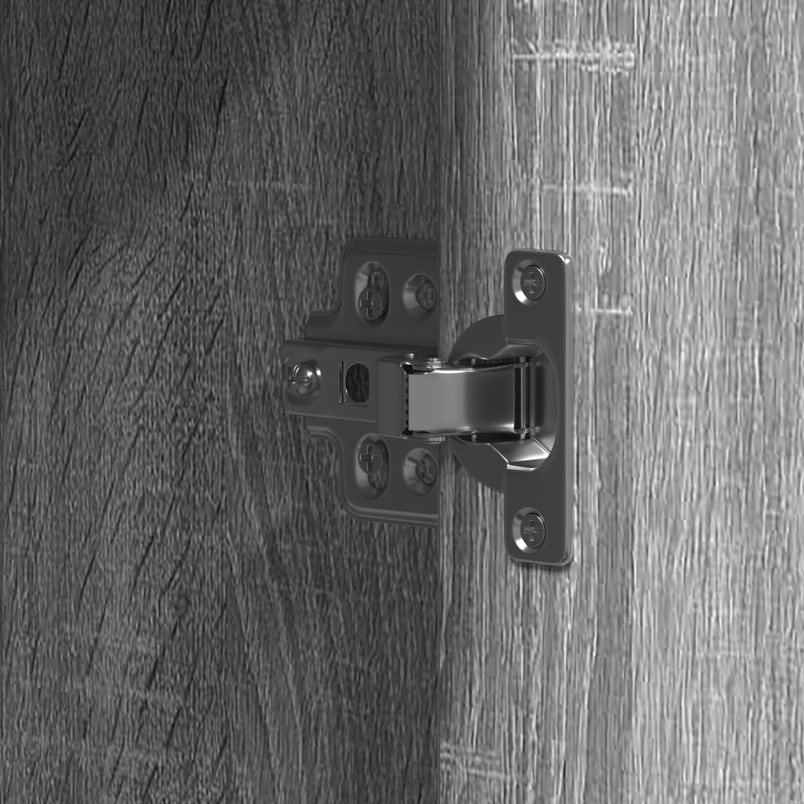 Vanity Table Grey Sonoma Engineered Wood Standard Vanity Table - Image 9