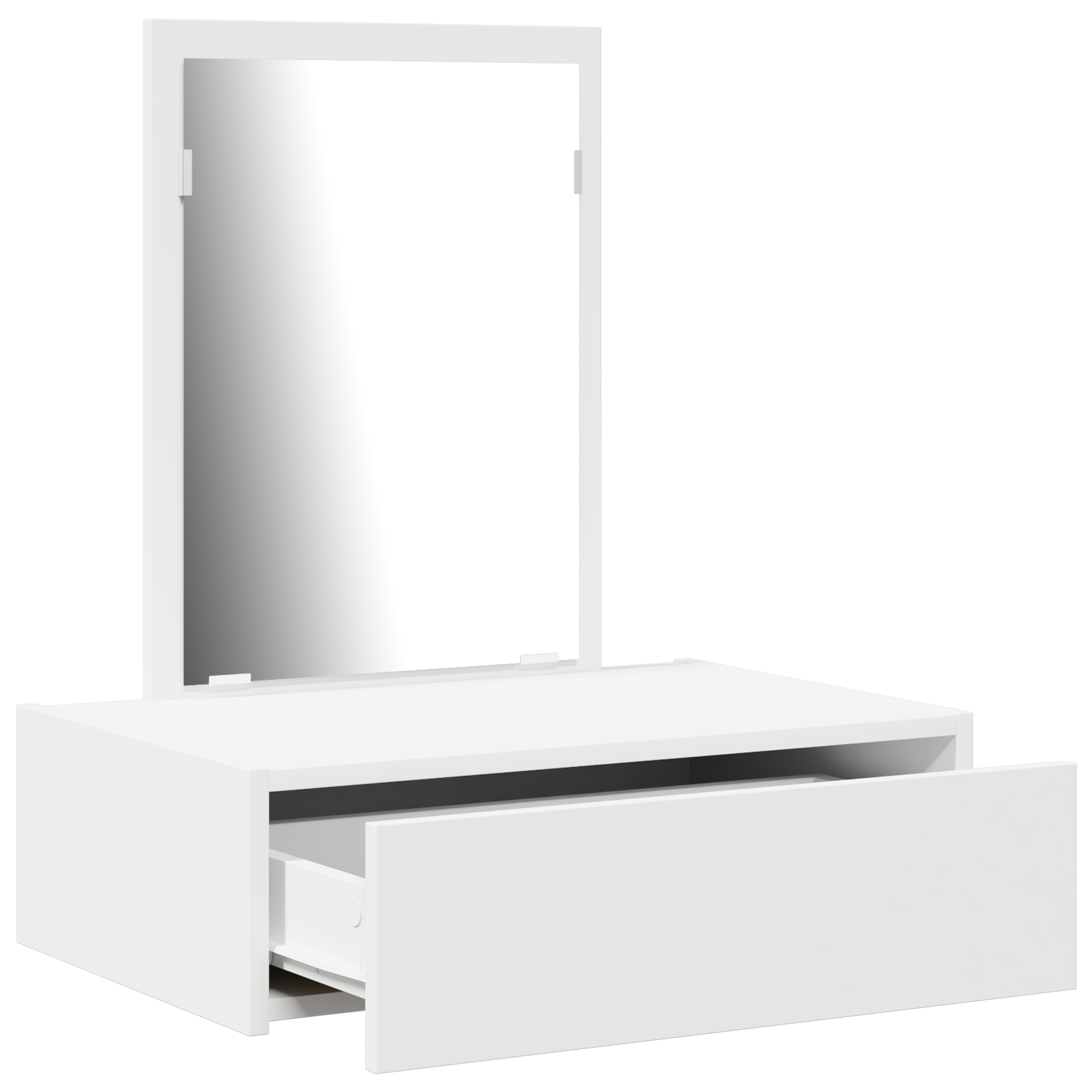 Wall Hanging Dressing Table White 60x40x70 cm - Image 5