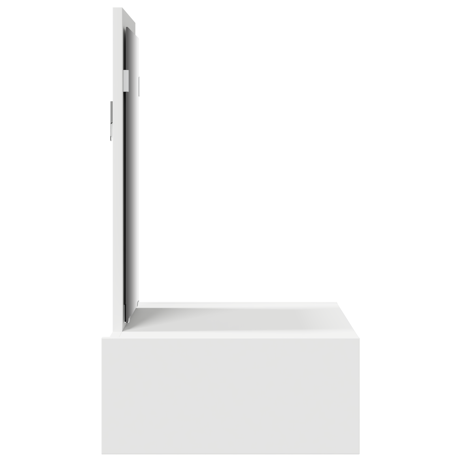 Wall Hanging Dressing Table White 60x40x70 cm - Image 7