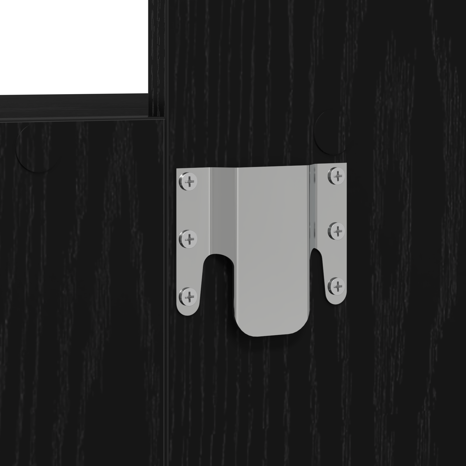 Wall Hanging Dressing Table Black Oak 60x40x70 cm - Image 10