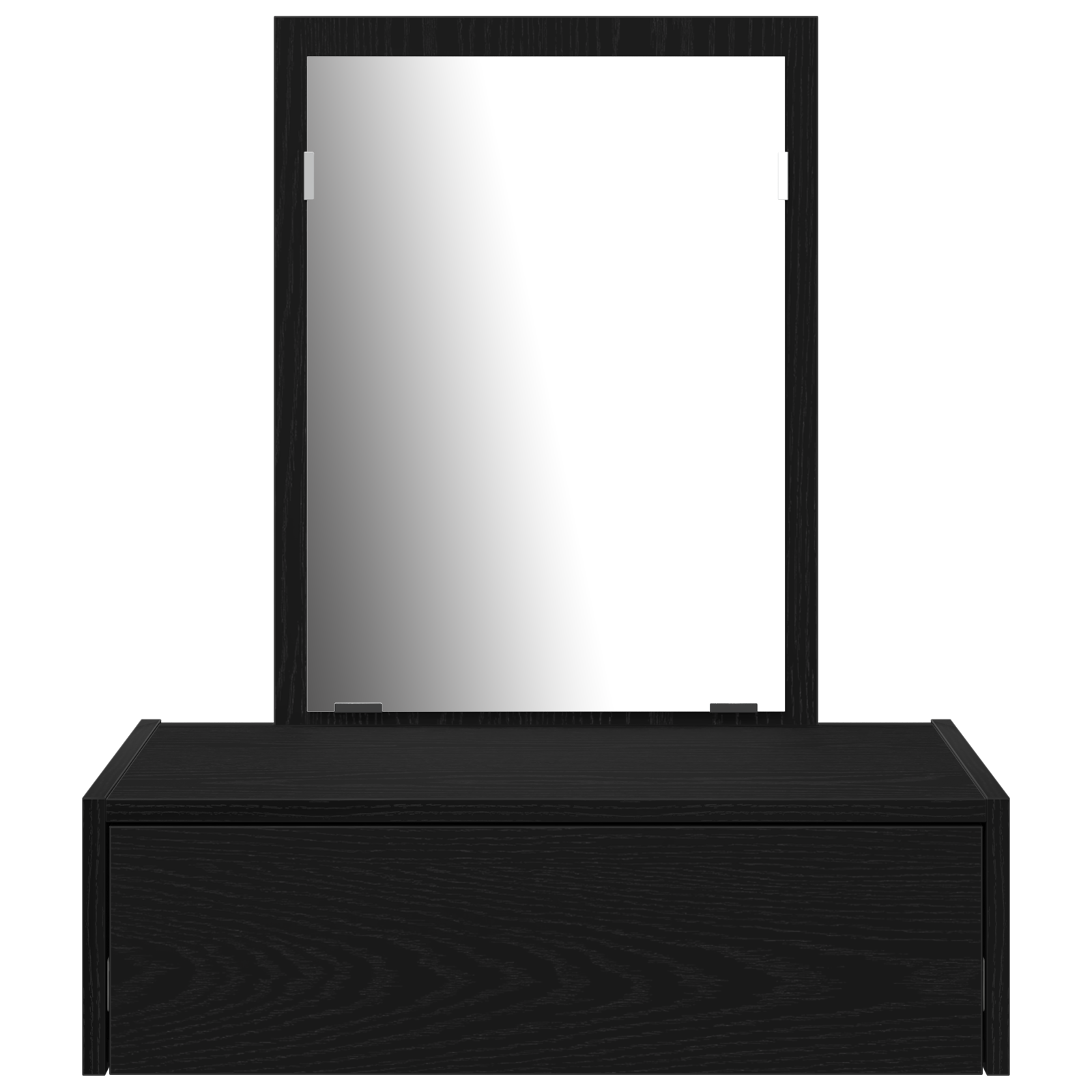 Wall Hanging Dressing Table Black Oak 60x40x70 cm - Image 6