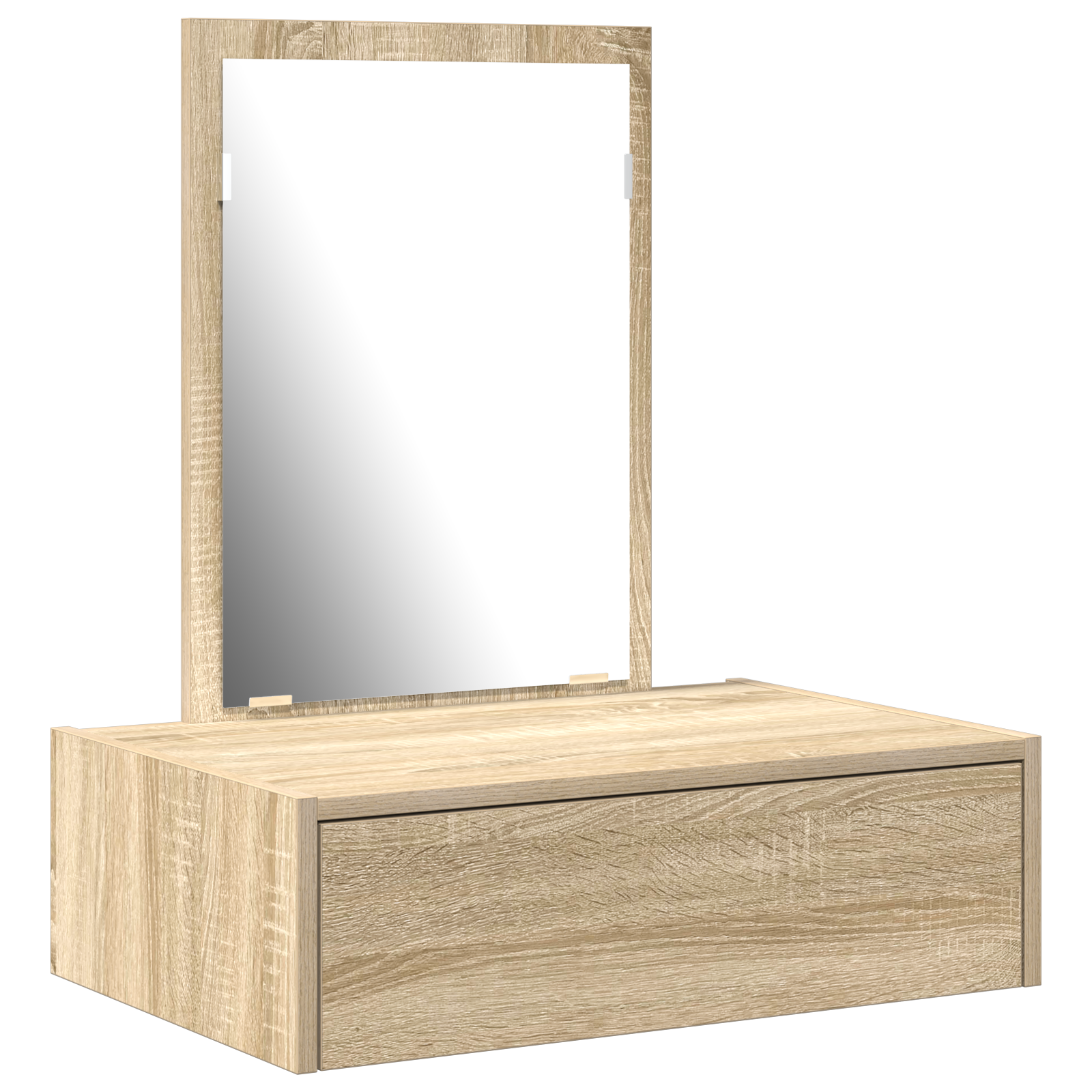 Wall Hanging Dressing Table Sonoma Oak 60x40x70 cm - Image 2