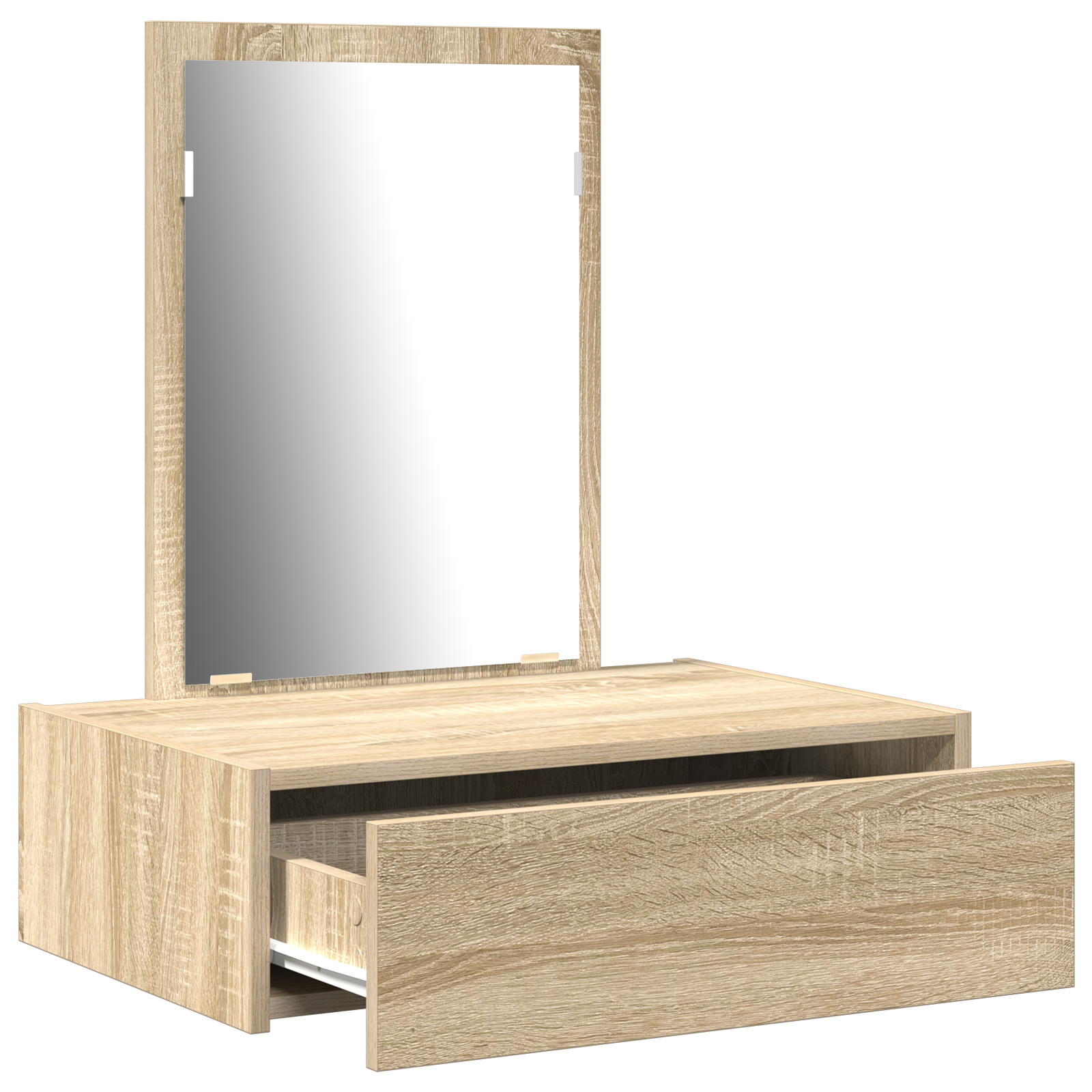 Wall Hanging Dressing Table Sonoma Oak 60x40x70 cm - Image 5