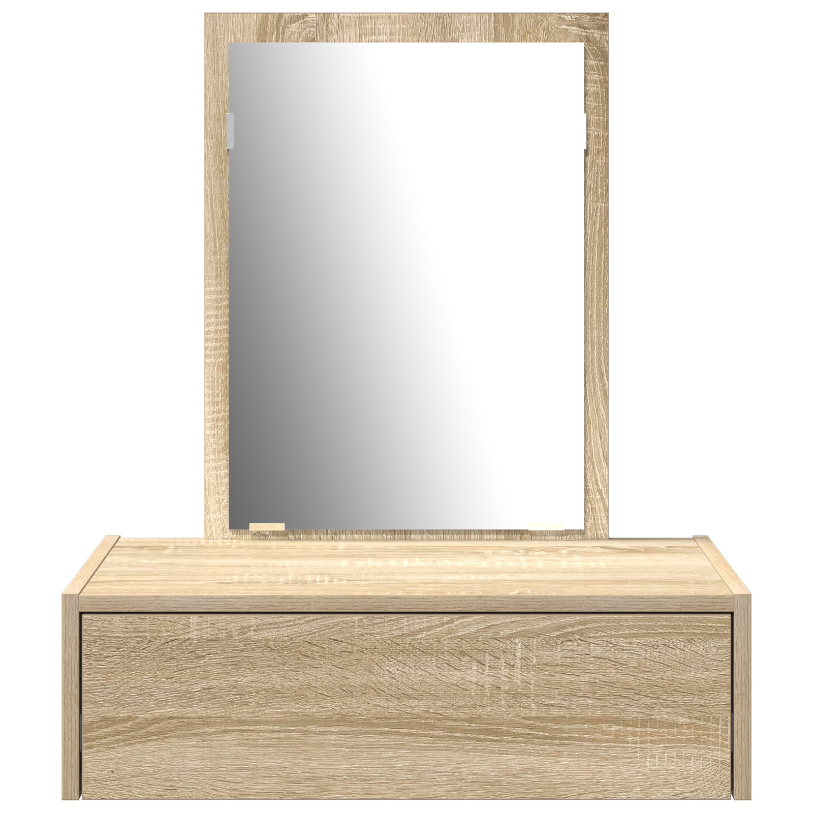 Wall Hanging Dressing Table Sonoma Oak 60x40x70 cm - Image 6