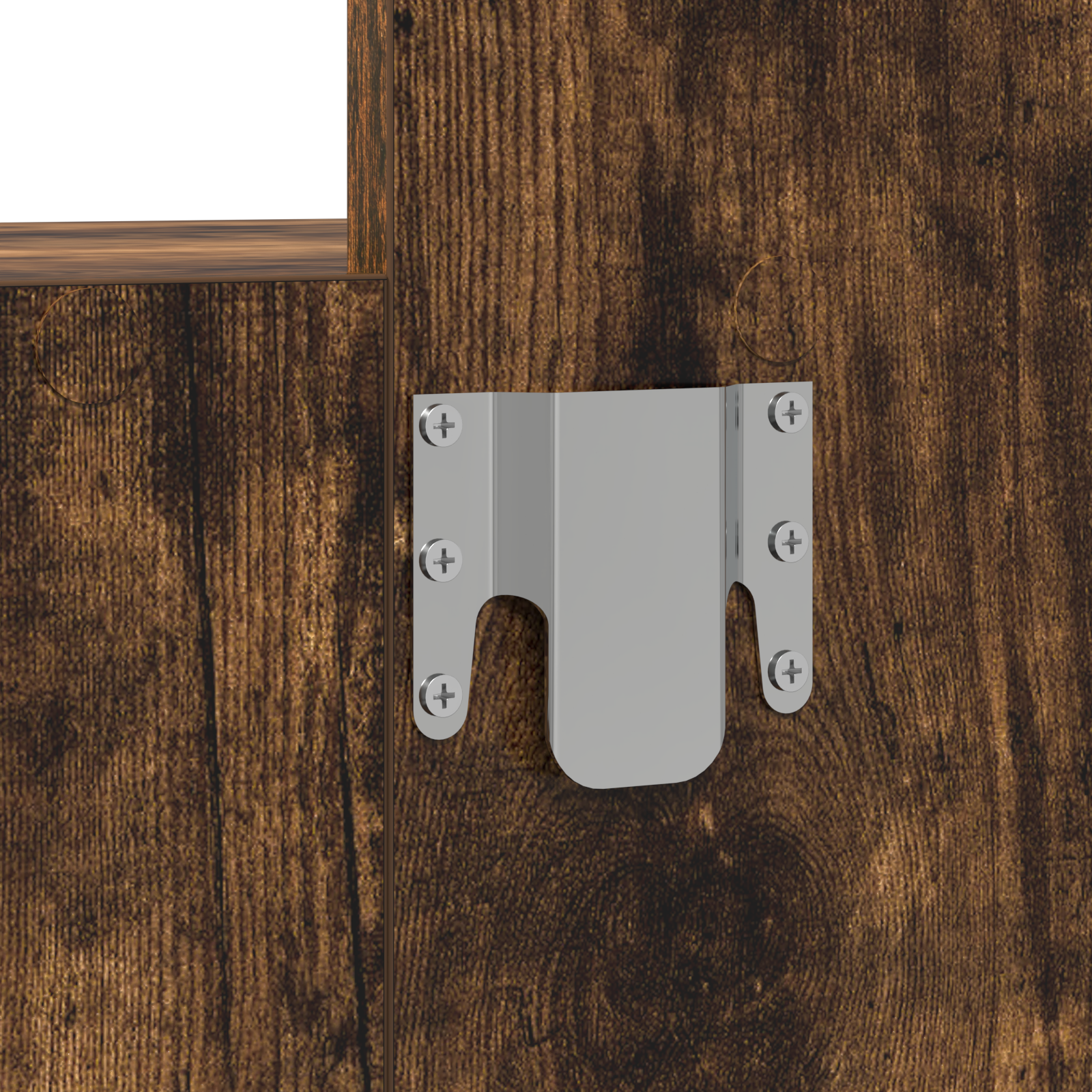 Wall Mounted Dressing Table Smoked Oak 60x40x70 cm - Image 10