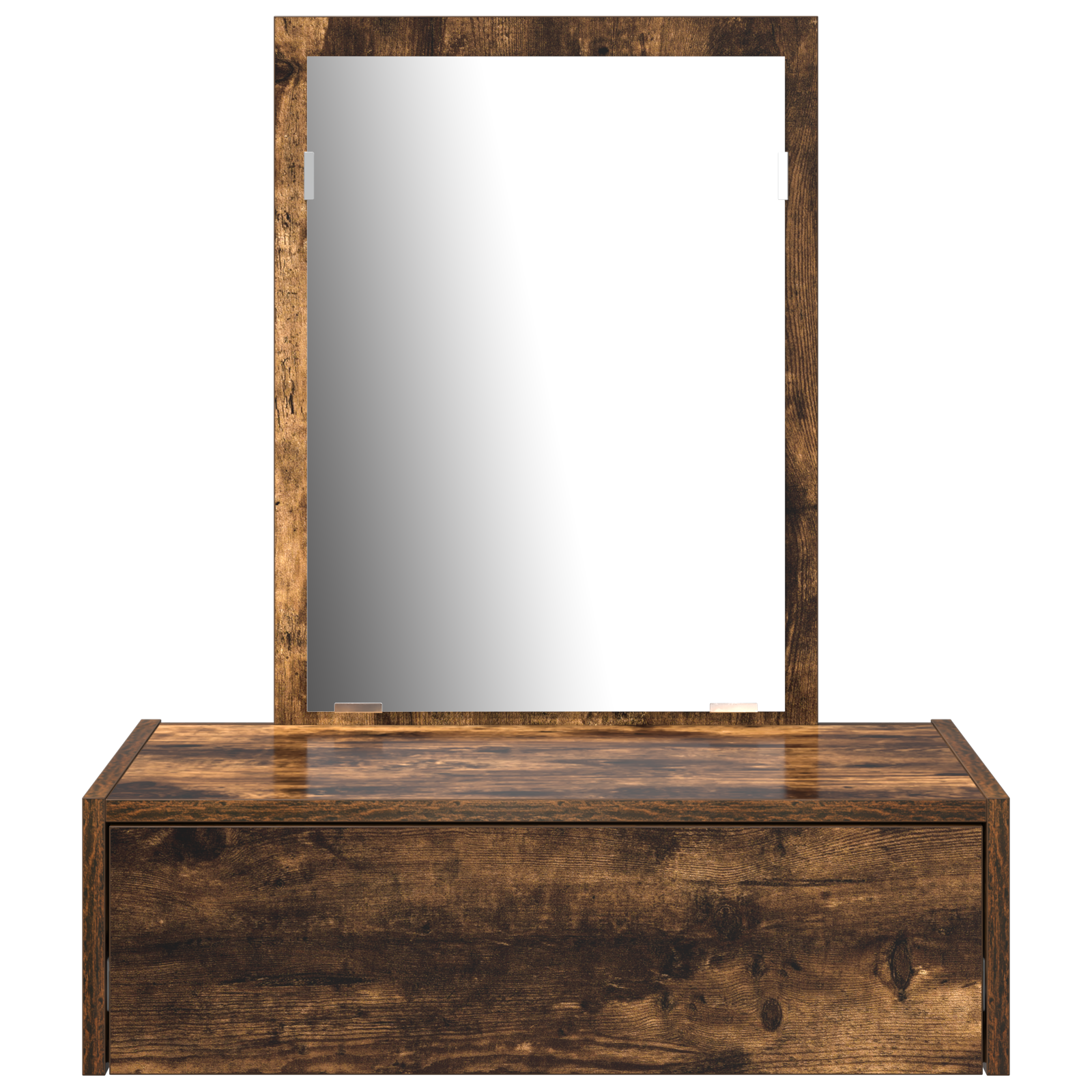 Wall Mounted Dressing Table Smoked Oak 60x40x70 cm - Image 6