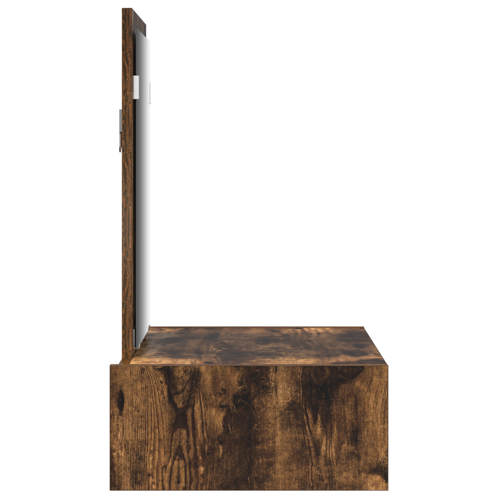 Wall Mounted Dressing Table Smoked Oak 60x40x70 cm - Image 7