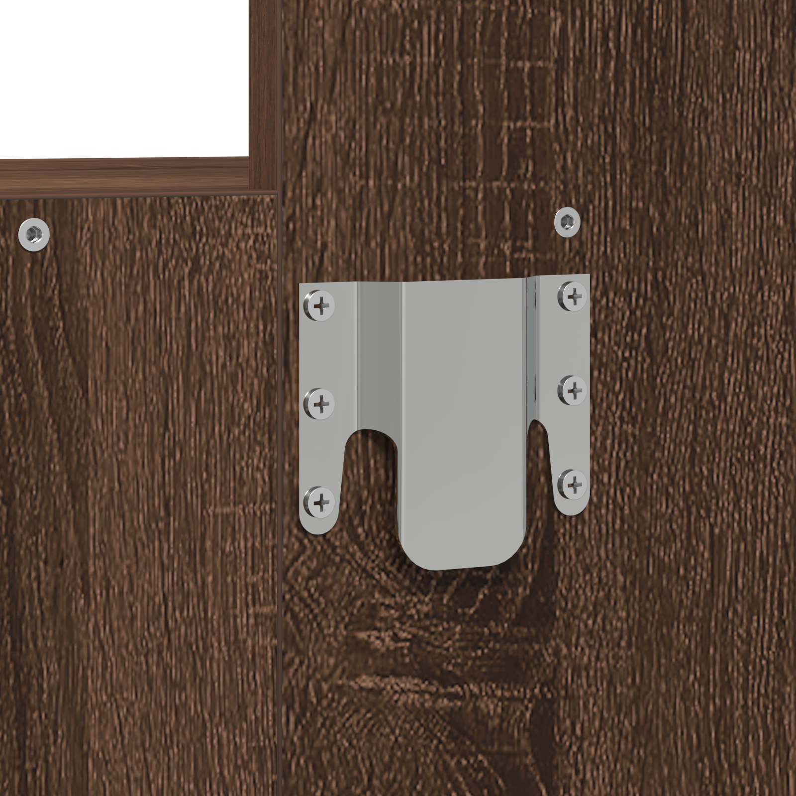 Wall Hanging Dressing Table Brown Oak 60x40x70 cm - Image 10