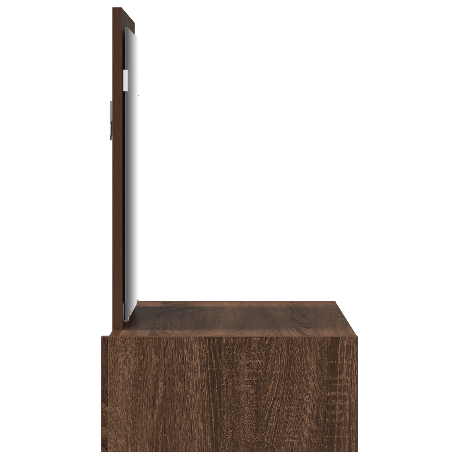 Wall Hanging Dressing Table Brown Oak 60x40x70 cm - Image 7