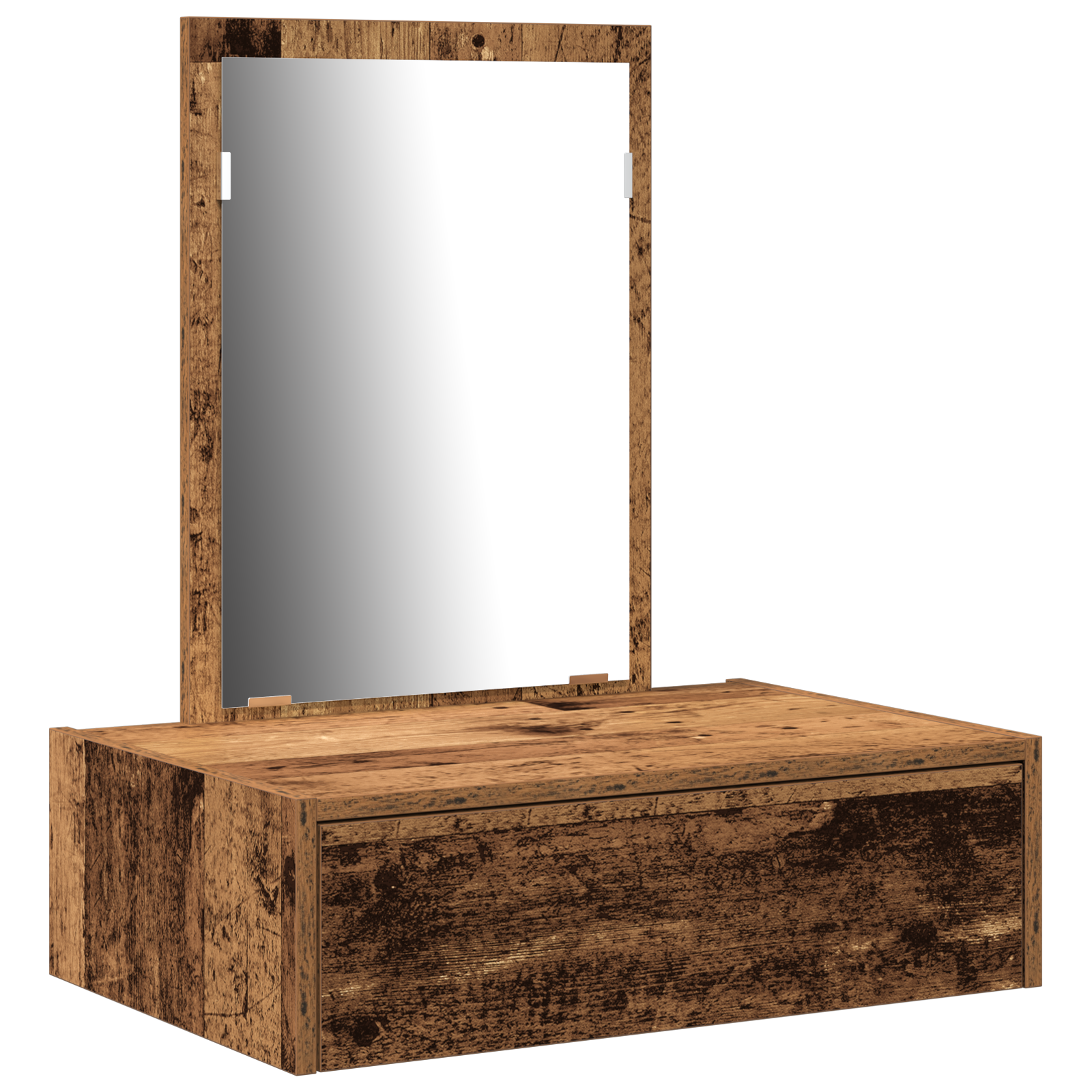Wall Hanging Dressing Table Old Wood 60x40x70 cm - Image 2